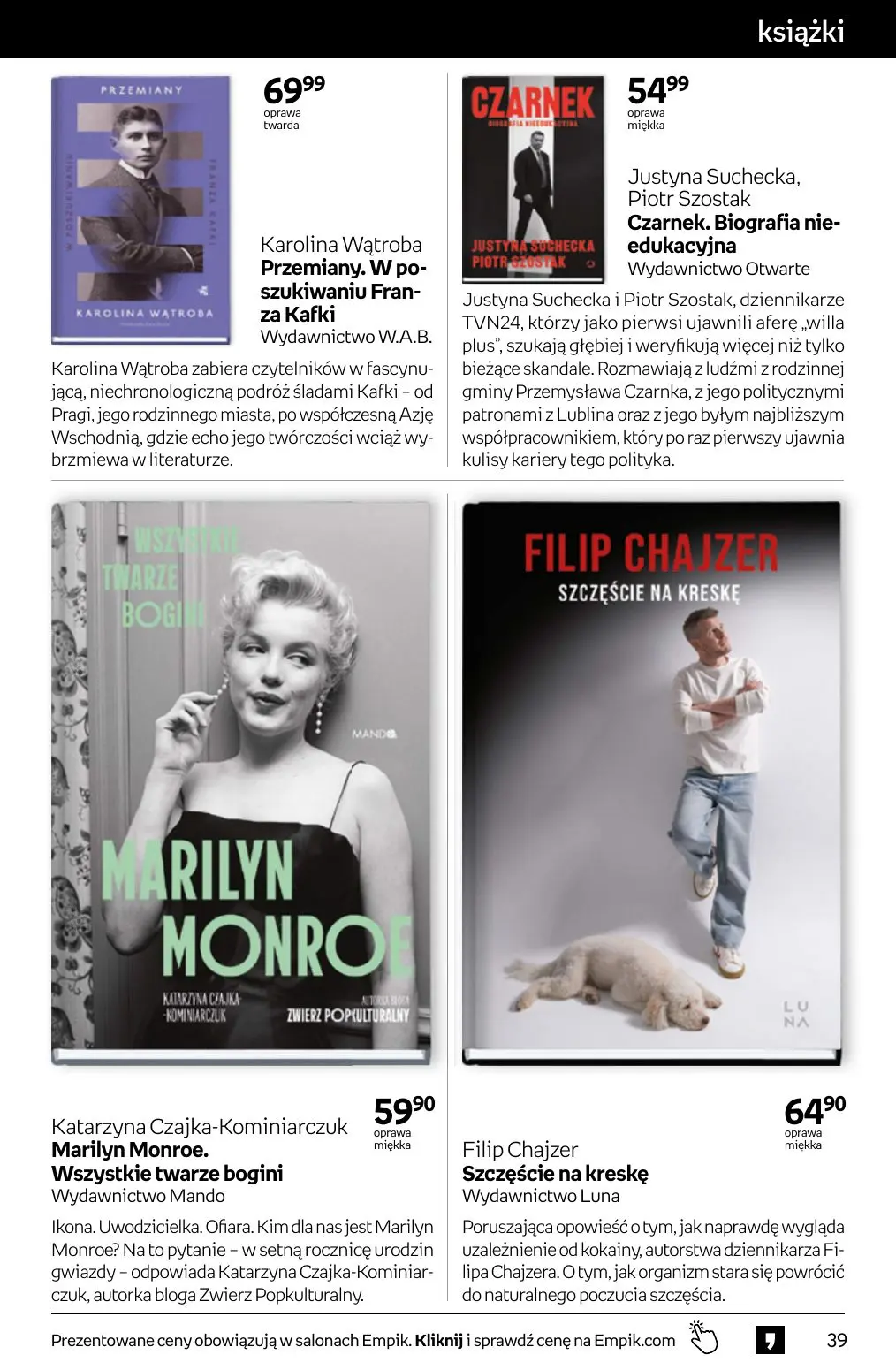 gazetka promocyjna Empik Tom kultury - Strona 39