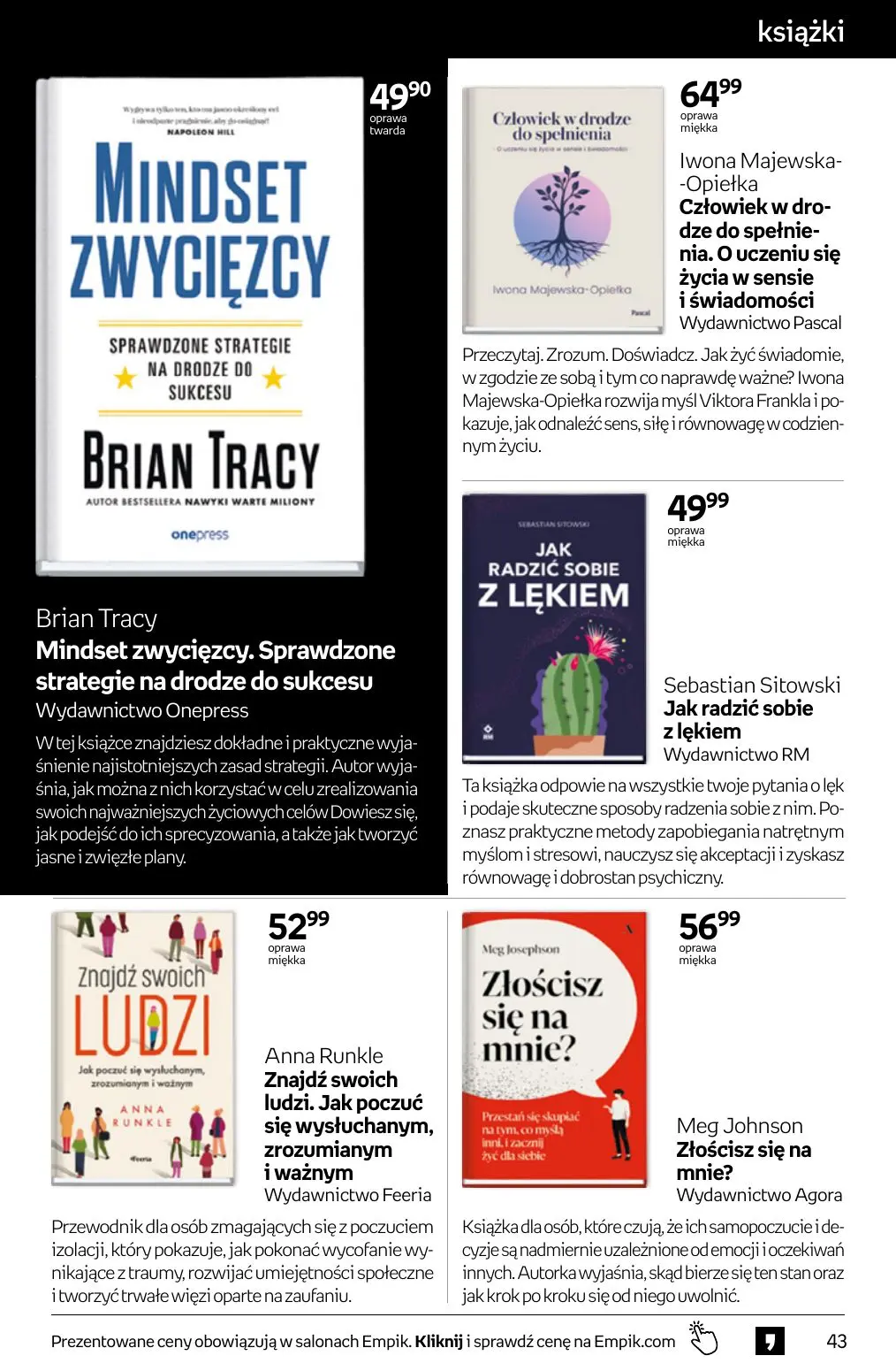 gazetka promocyjna Empik Tom kultury - Strona 43