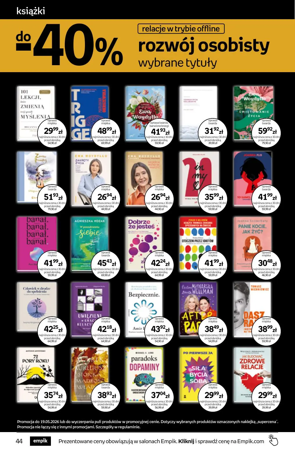 gazetka promocyjna Empik Tom kultury - Strona 44
