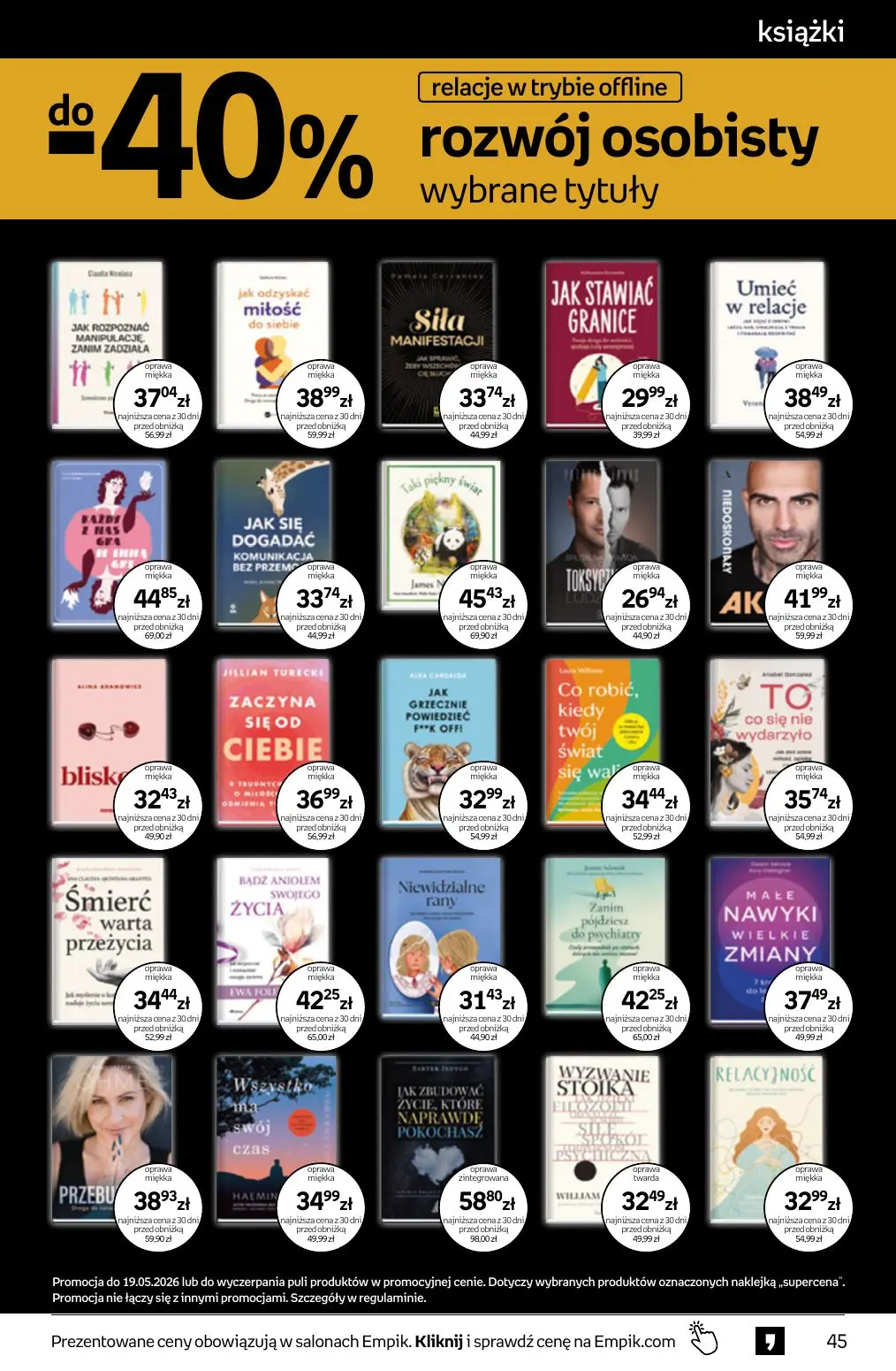 gazetka promocyjna Empik Tom kultury - Strona 45
