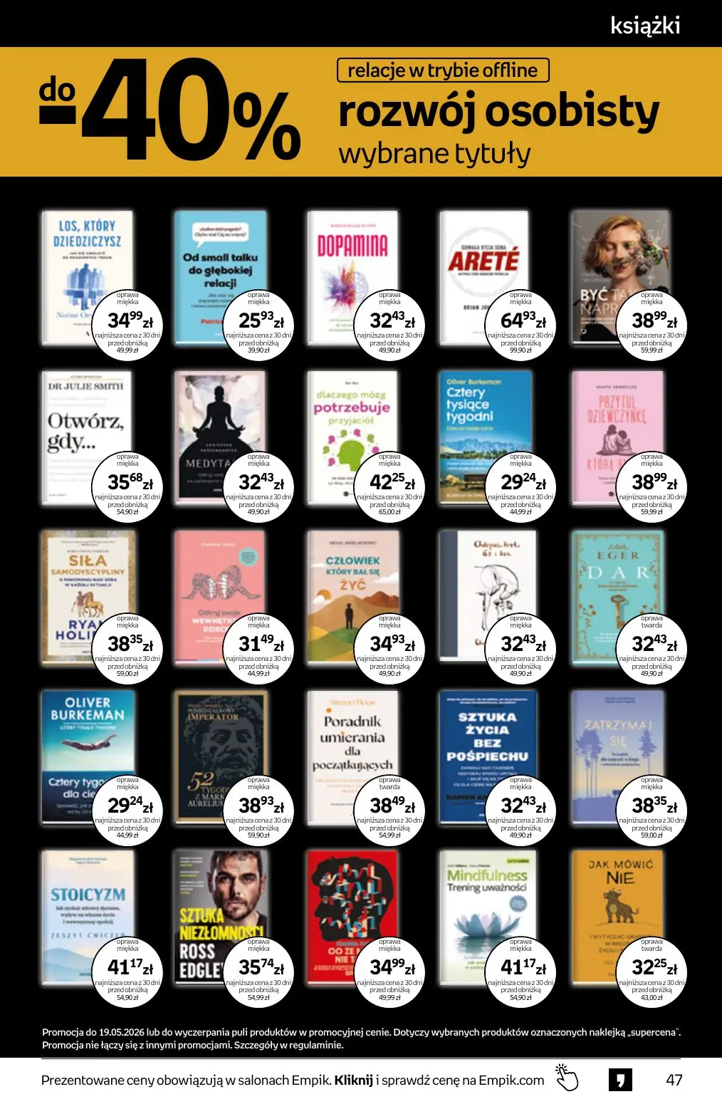 gazetka promocyjna Empik Tom kultury - Strona 47