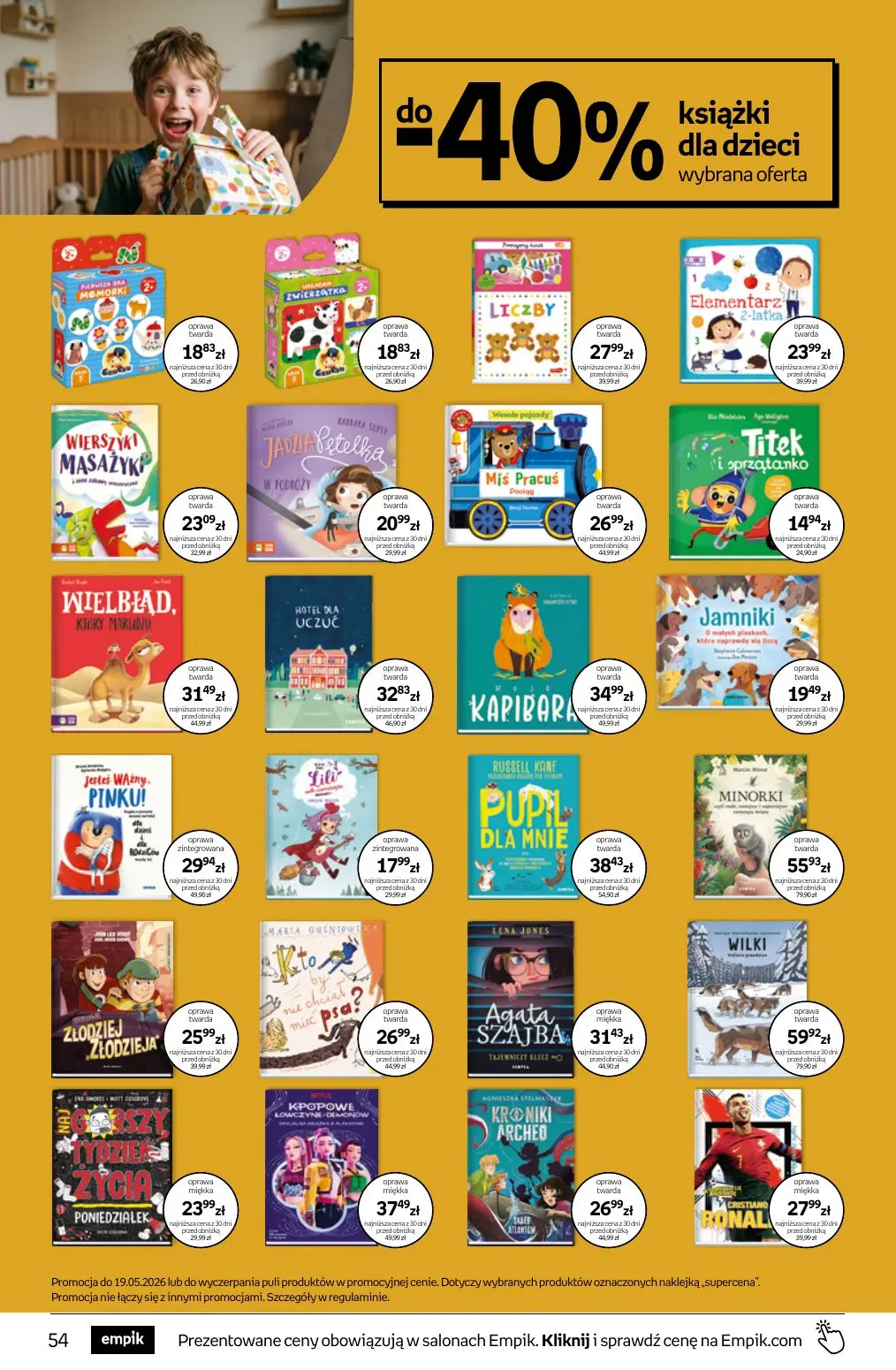 gazetka promocyjna Empik Tom kultury - Strona 54