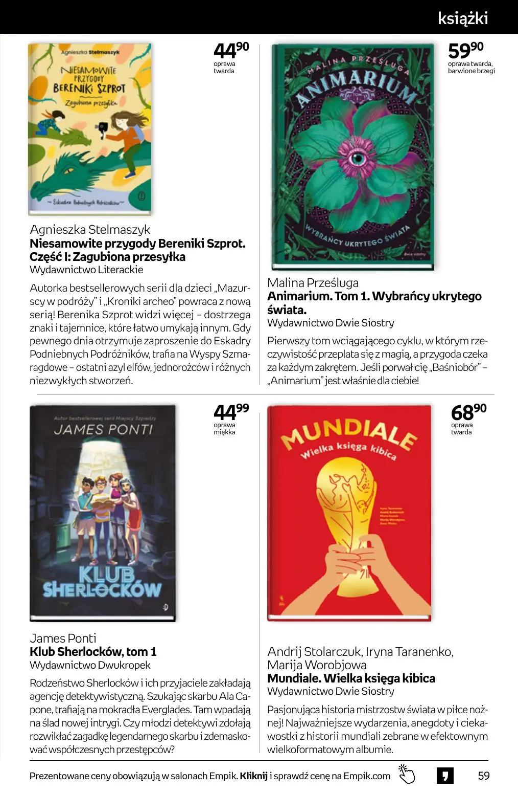gazetka promocyjna Empik Tom kultury - Strona 59