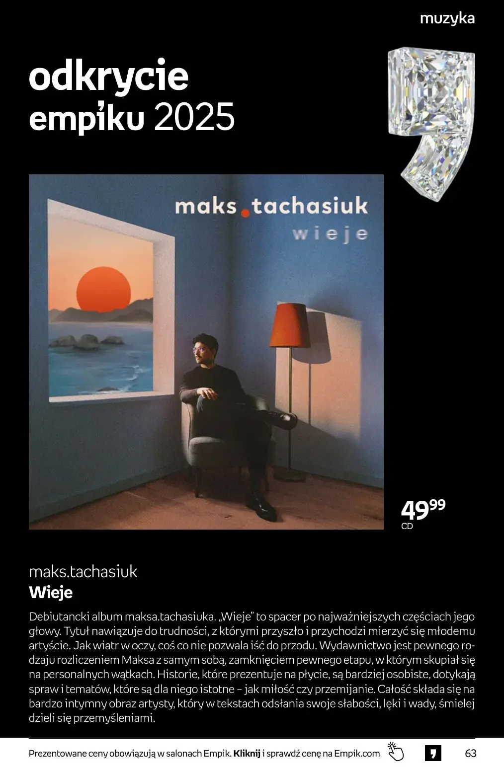 gazetka promocyjna Empik Tom kultury - Strona 63
