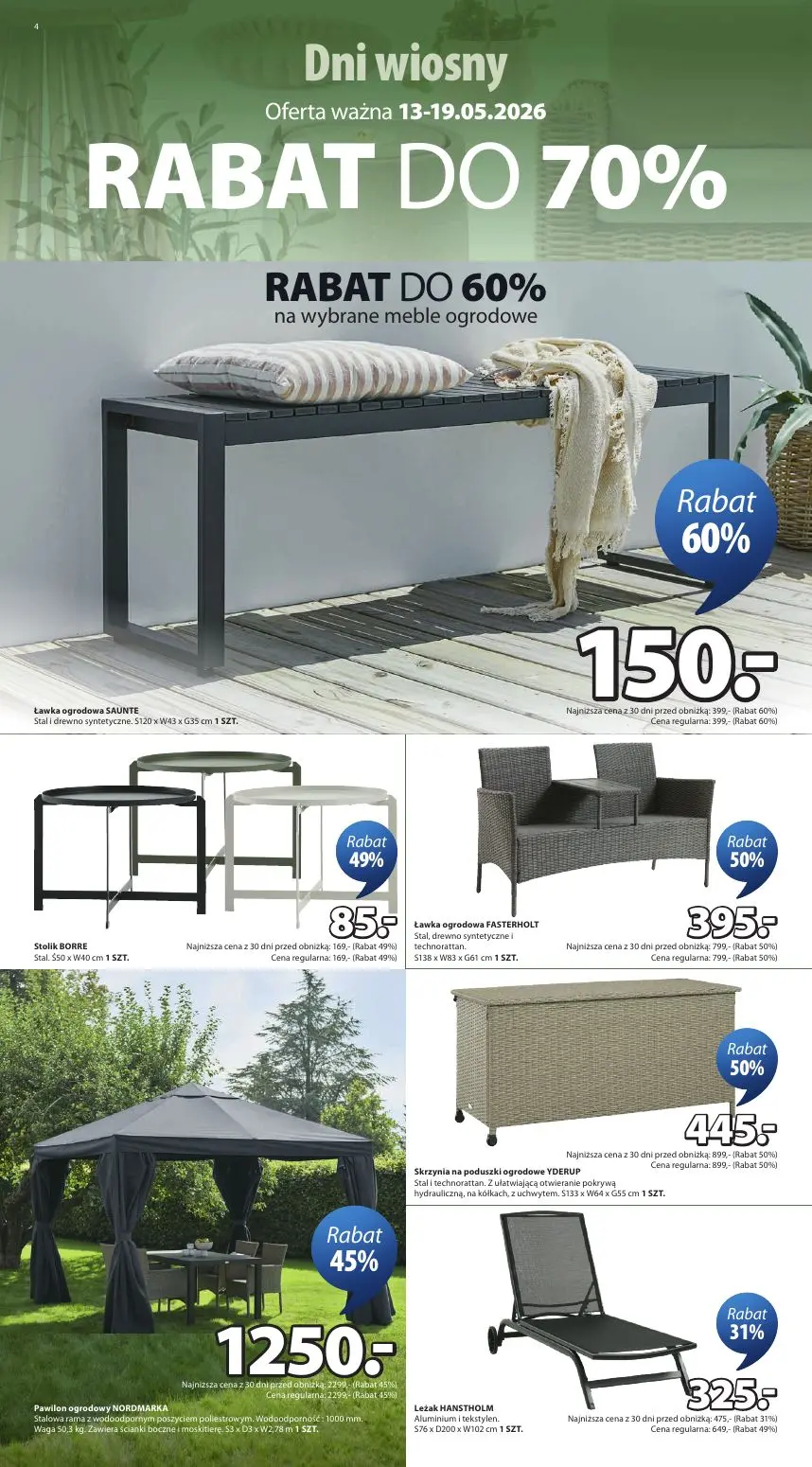 gazetka promocyjna JYSK Dni wiosny - Strona 4
