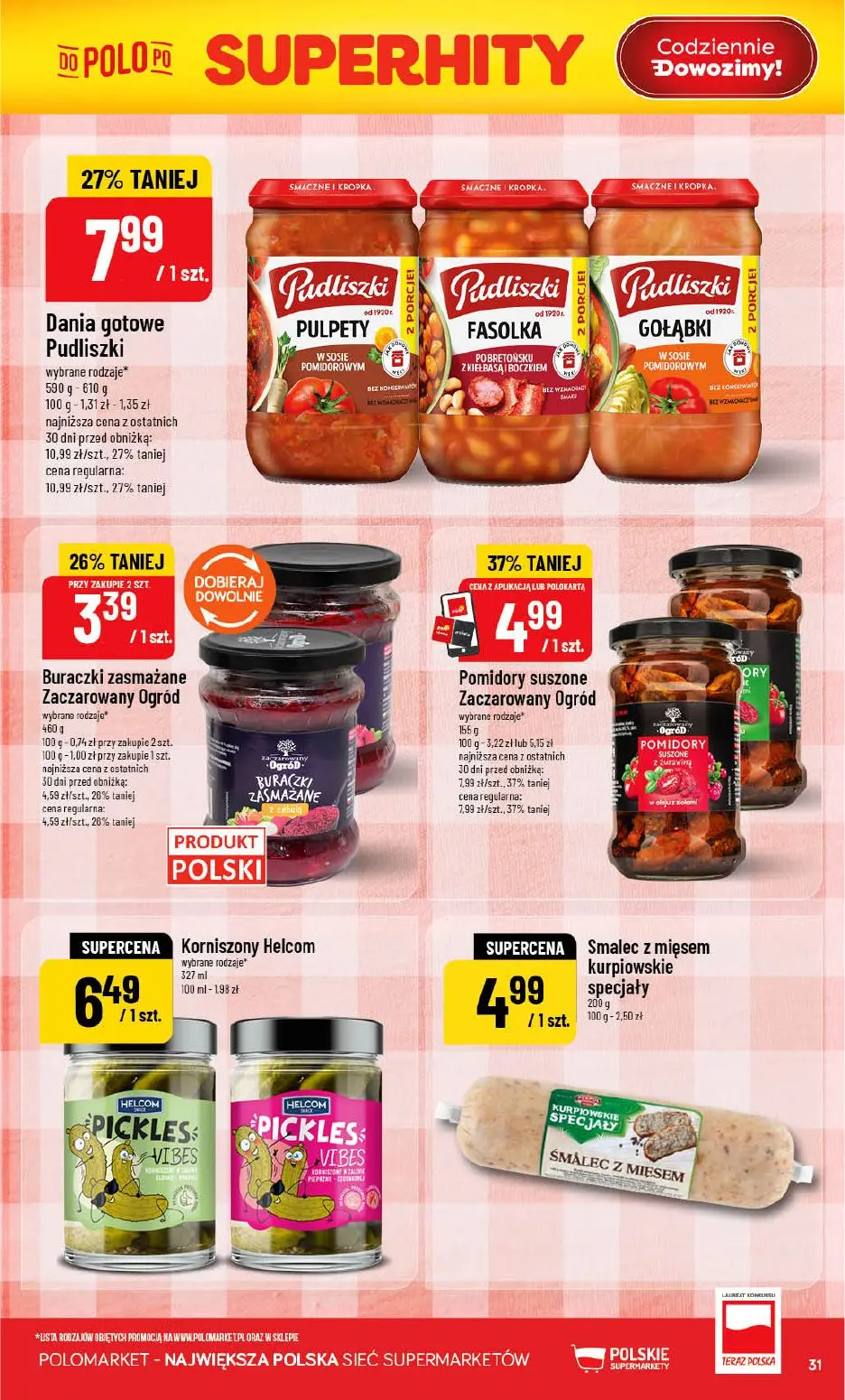 gazetka promocyjna POLOmarket Kujawkso-pomorskie, Zachodniopomorskie, Pomorskie - Strona 33