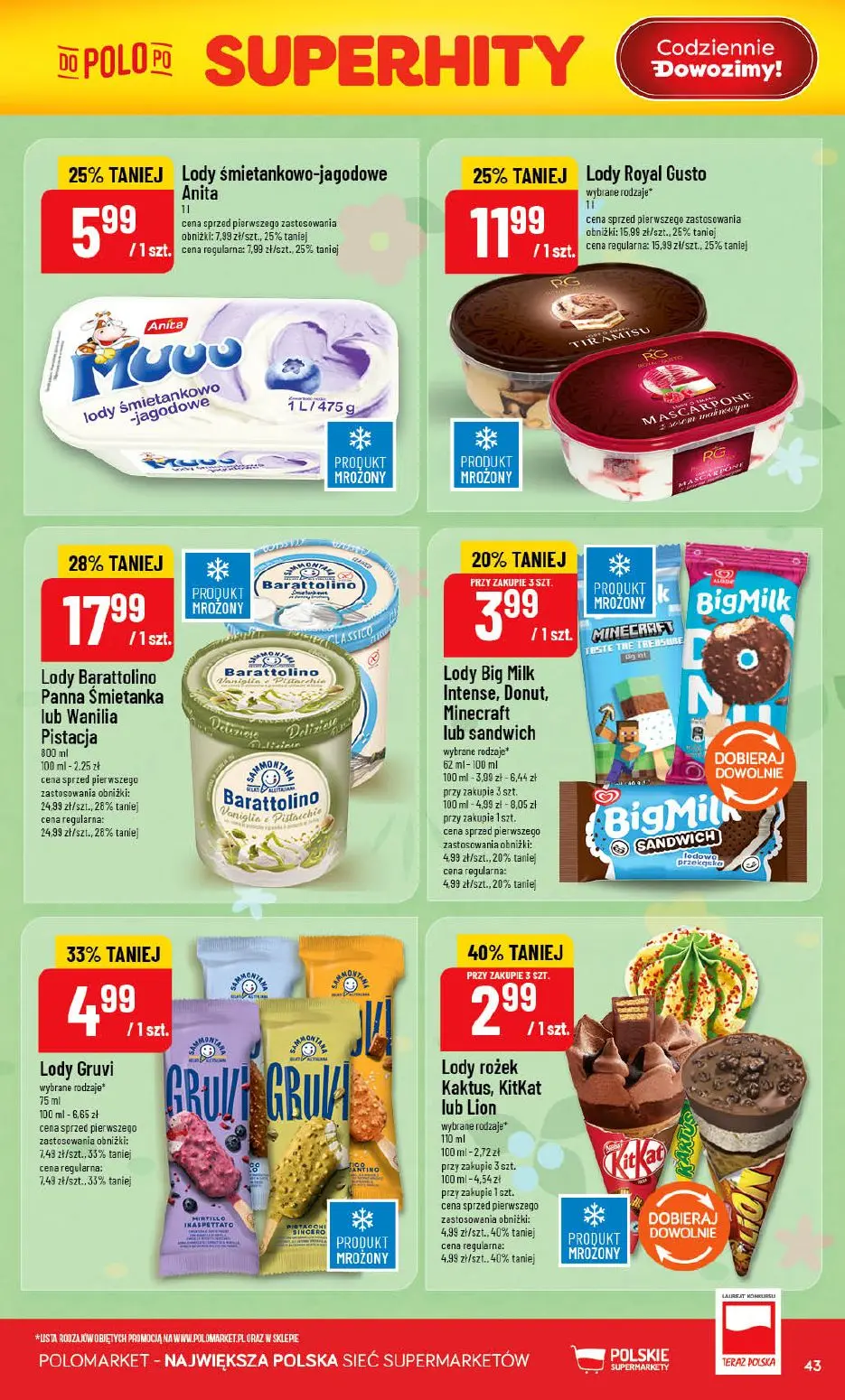 gazetka promocyjna POLOmarket GRILLe OKAZJI! - Strona 43