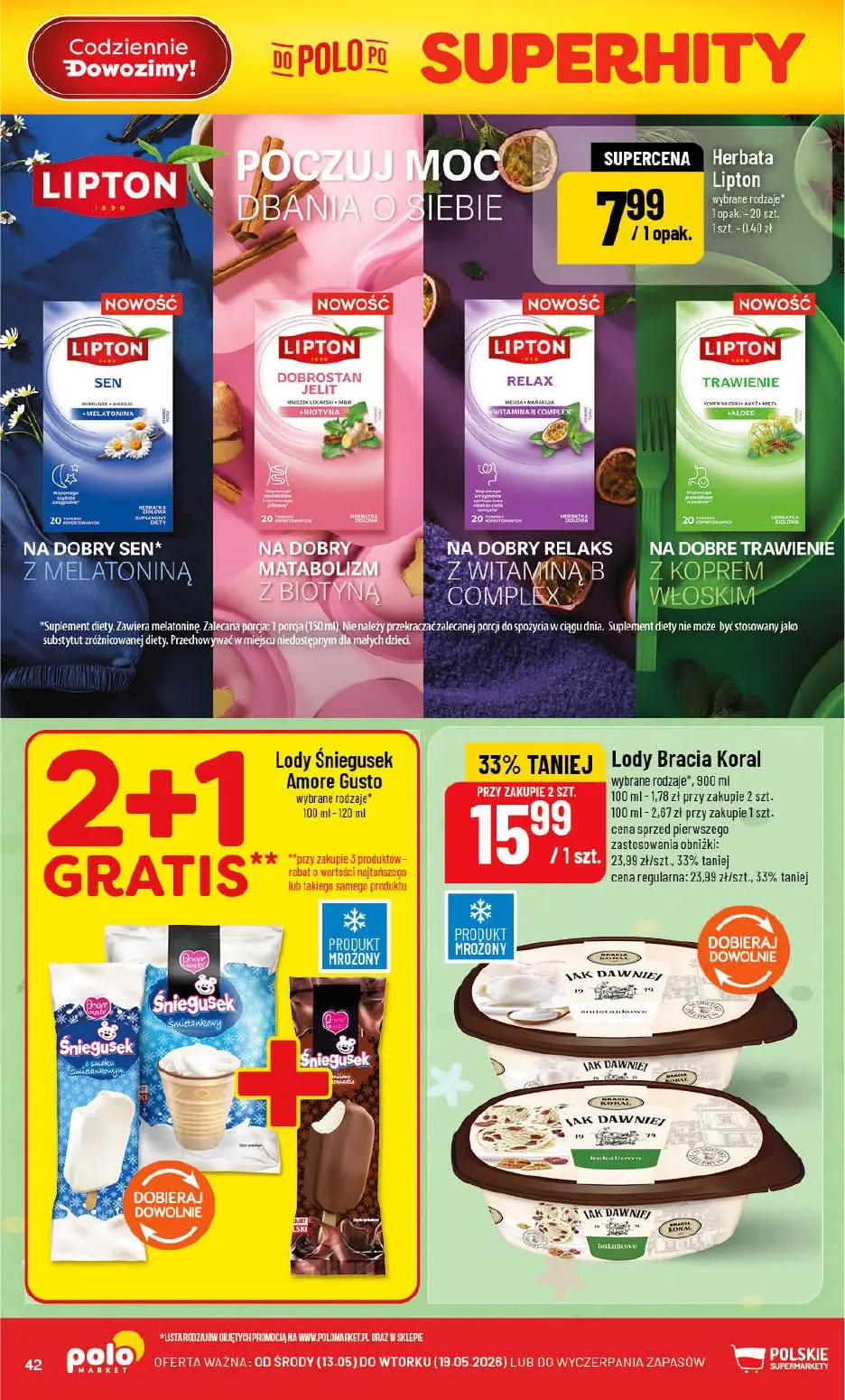 gazetka promocyjna POLOmarket Kujawsko-pomorskie, Pomorskie - Strona 44