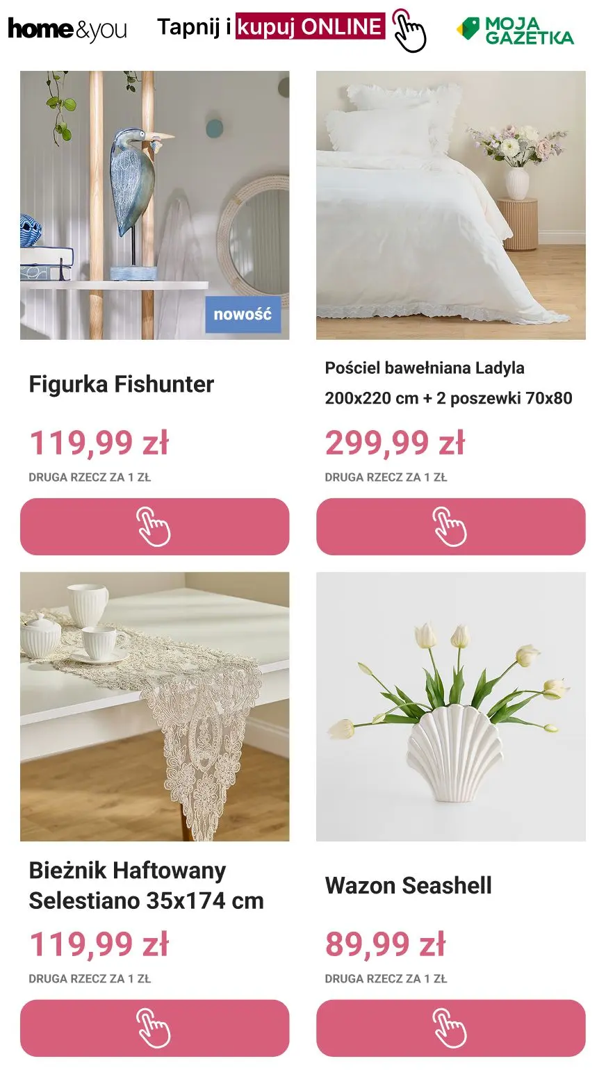gazetka promocyjna home&you Druga rzecz za 1 zł! 🛍️🛍️ - Strona 3