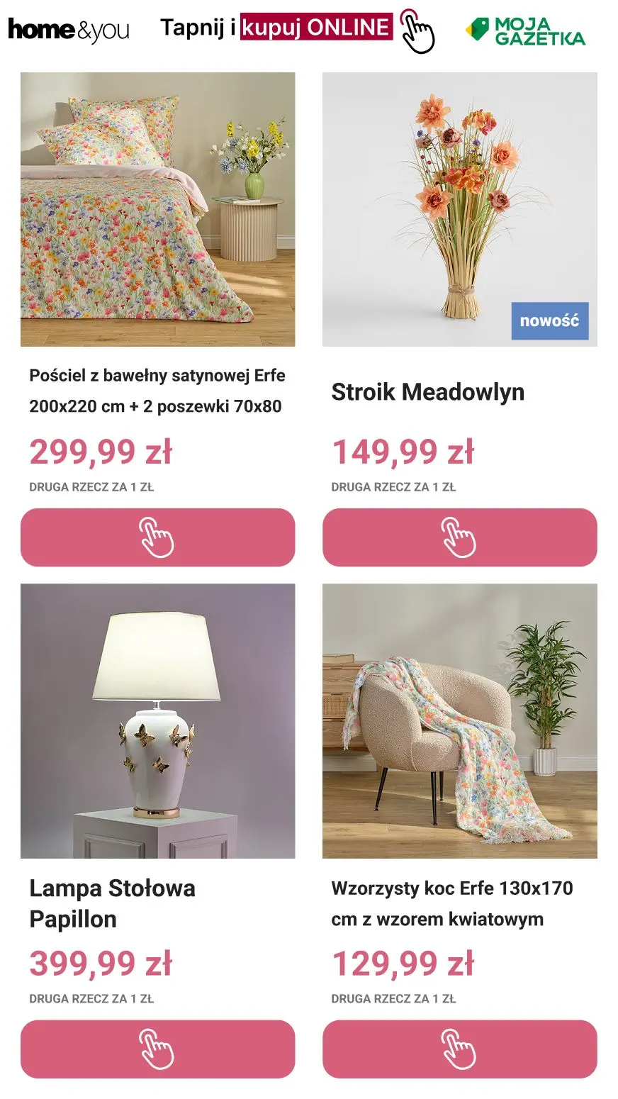 gazetka promocyjna home&you Druga rzecz za 1 zł! 🛍️🛍️ - Strona 5
