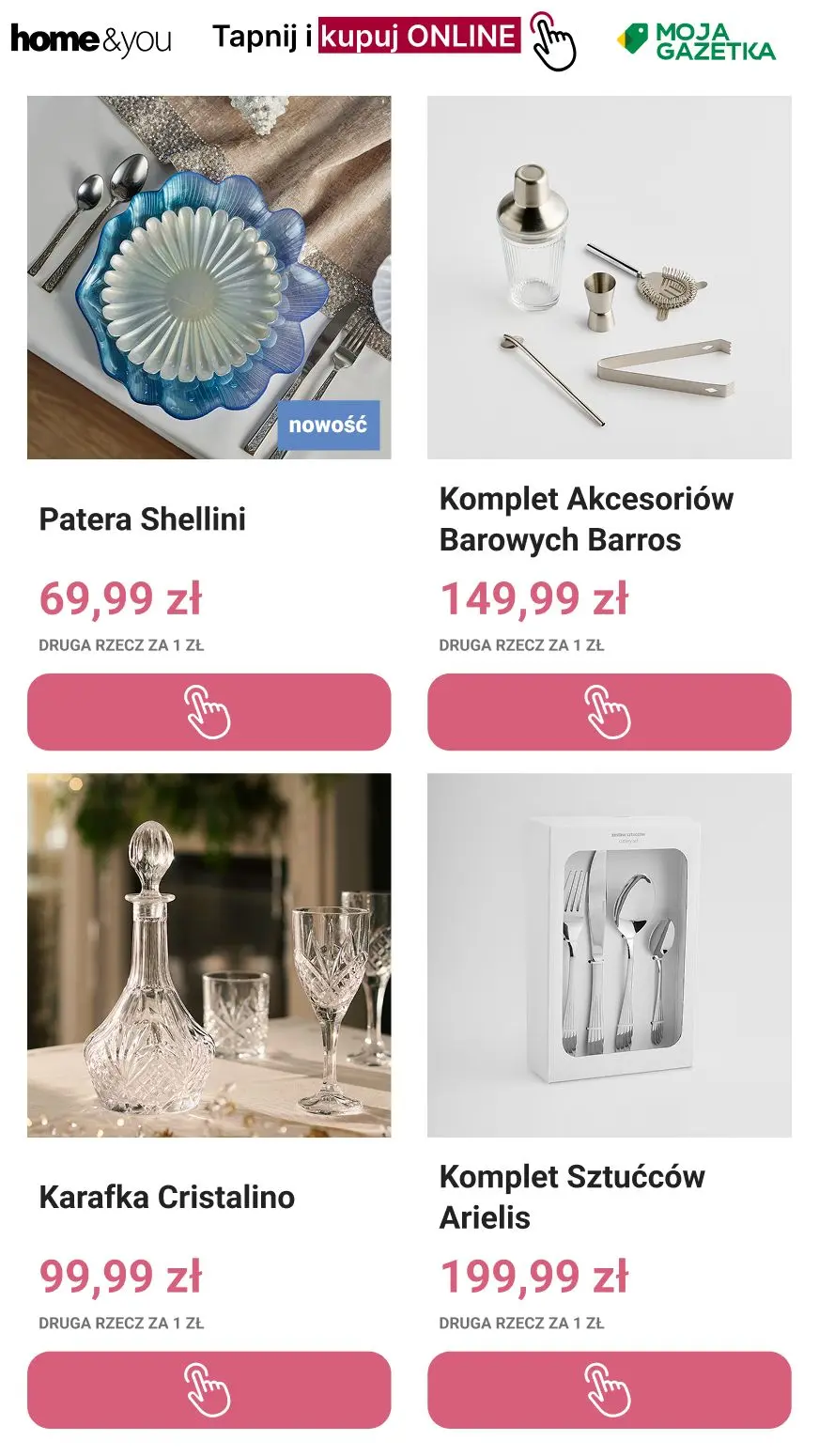 gazetka promocyjna home&you Druga rzecz za 1 zł! 🛍️🛍️ - Strona 7