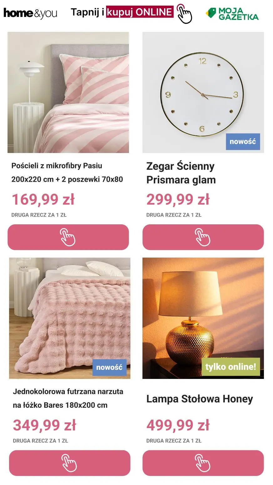 gazetka promocyjna home&you Druga rzecz za 1 zł! 🛍️🛍️ - Strona 11