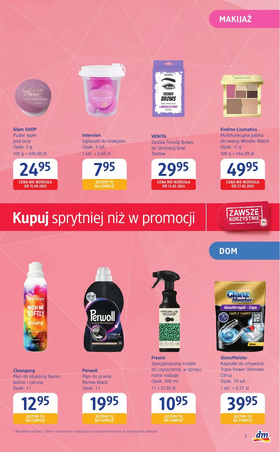 gazetka promocyjna Drogeria dm Kupuj sprytniej niż w promocji - Strona 3