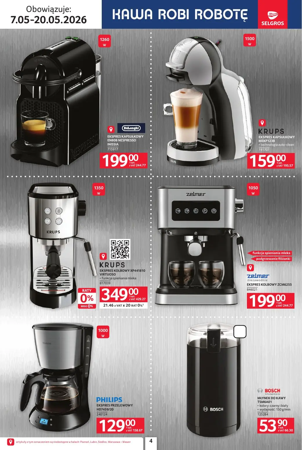 gazetka promocyjna SELGROS Katalog Elektro AGD - Strona 4