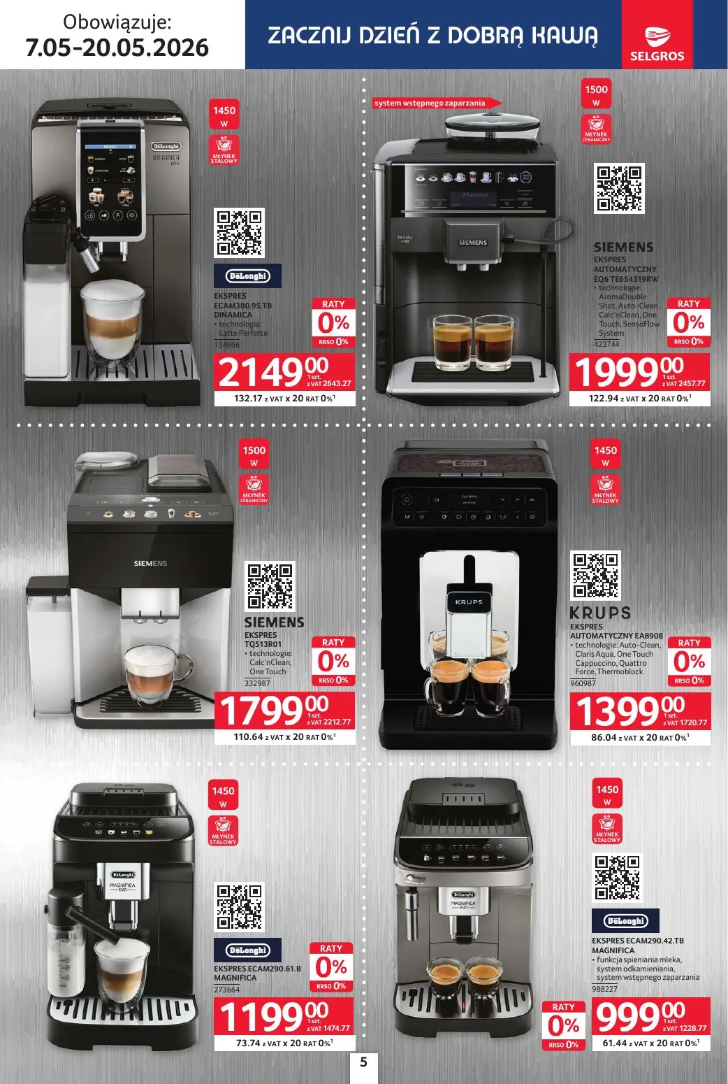 gazetka promocyjna SELGROS Katalog Elektro AGD - Strona 5