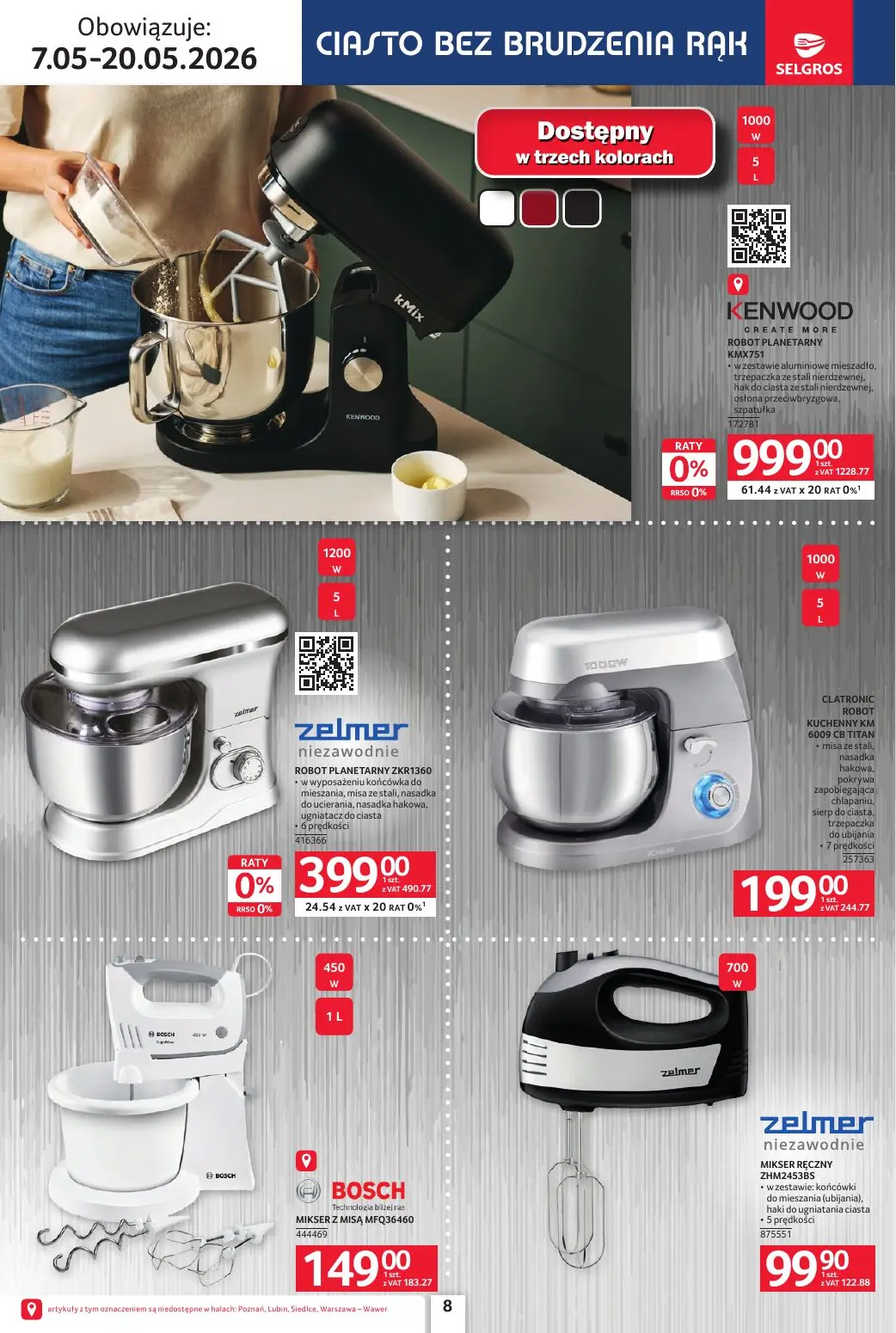 gazetka promocyjna SELGROS Katalog Elektro AGD - Strona 8