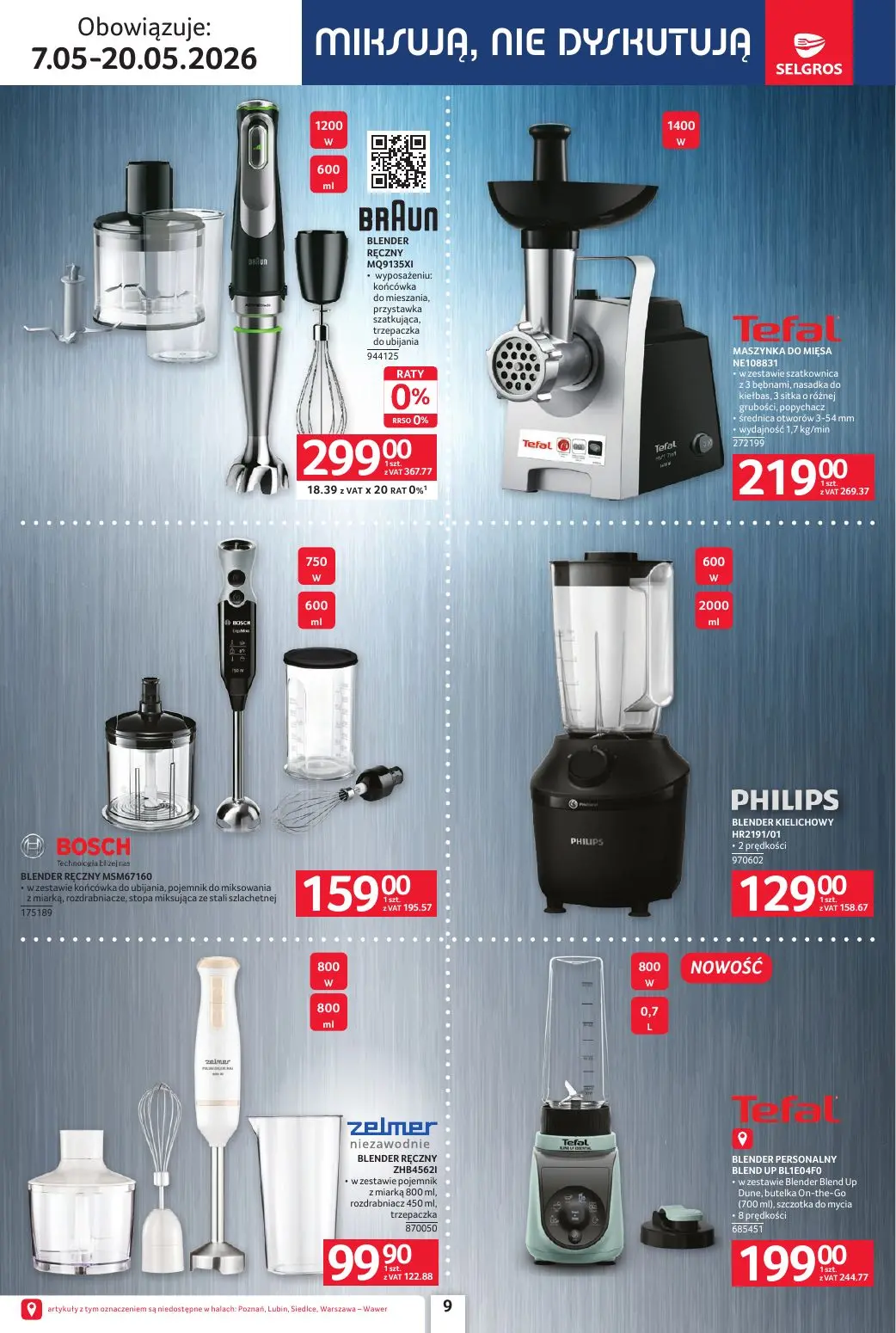 gazetka promocyjna SELGROS Katalog Elektro AGD - Strona 9