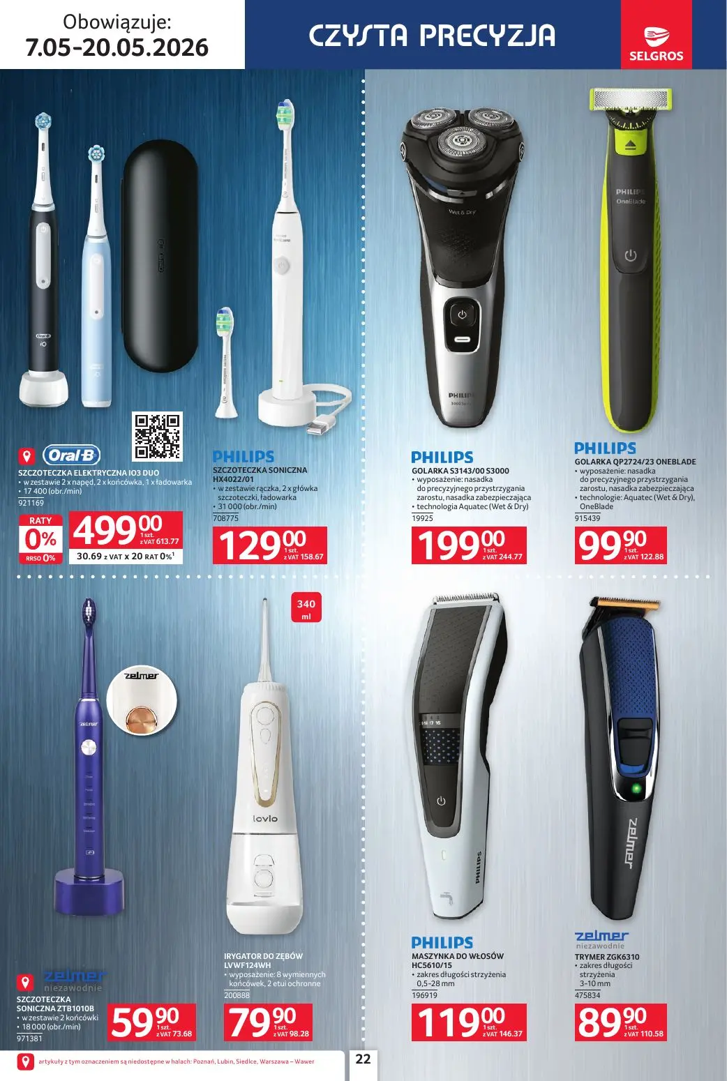 gazetka promocyjna SELGROS Katalog Elektro AGD - Strona 22