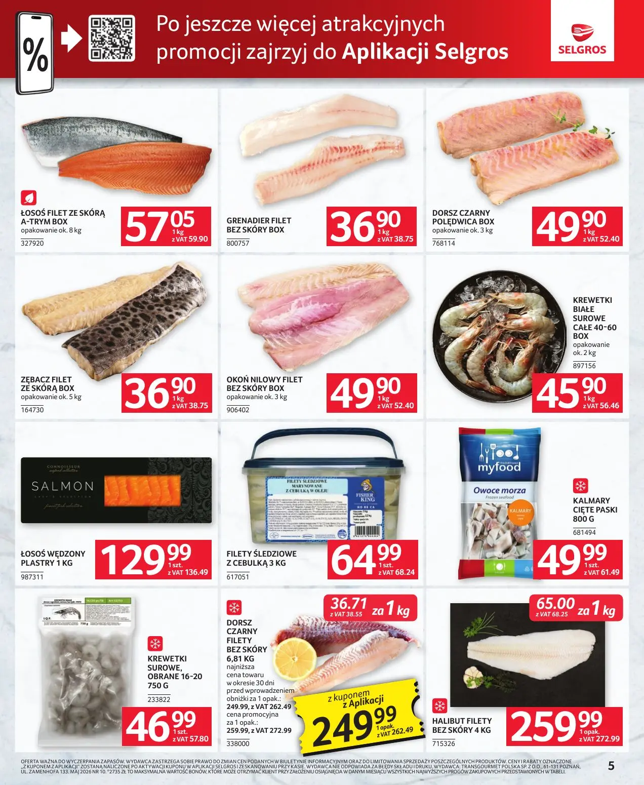 gazetka promocyjna SELGROS Oferta dla gastronomii

 - Strona 5