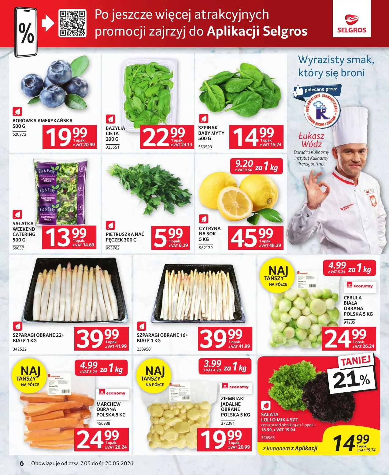 gazetka promocyjna SELGROS Oferta dla gastronomii

 - Strona 6