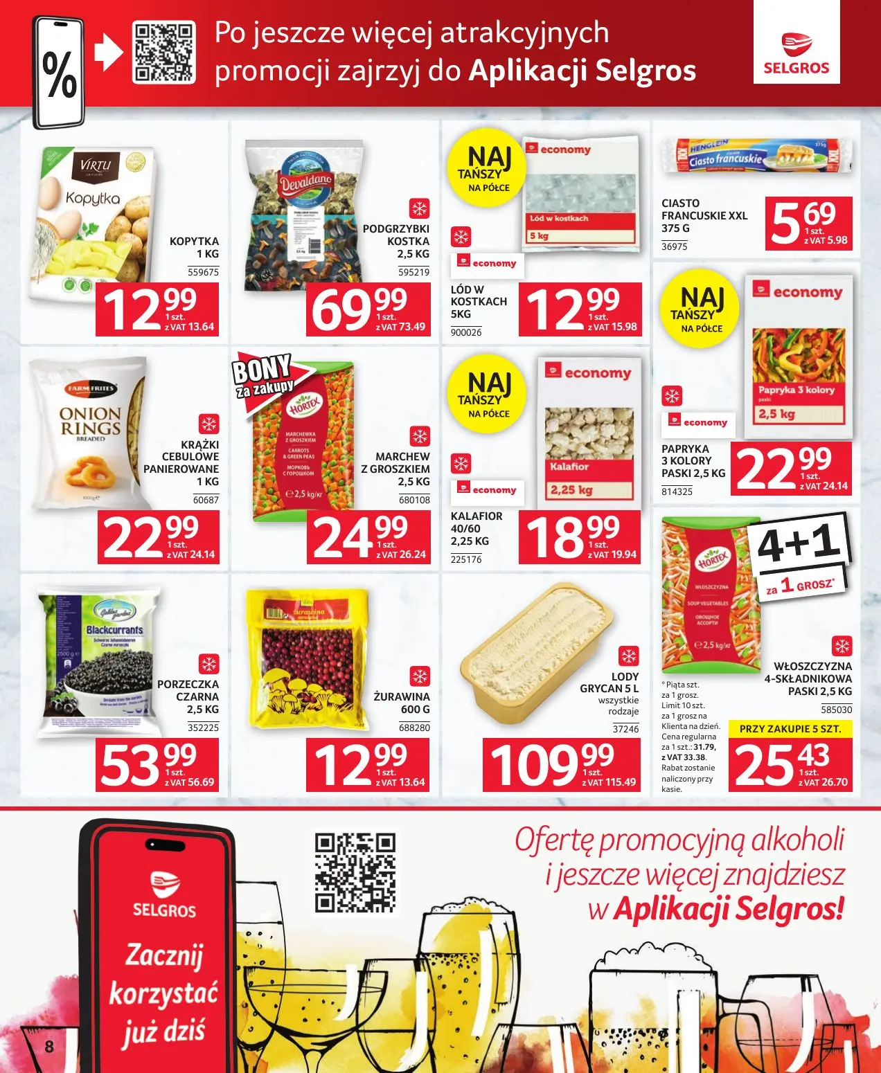 gazetka promocyjna SELGROS Oferta dla gastronomii

 - Strona 8