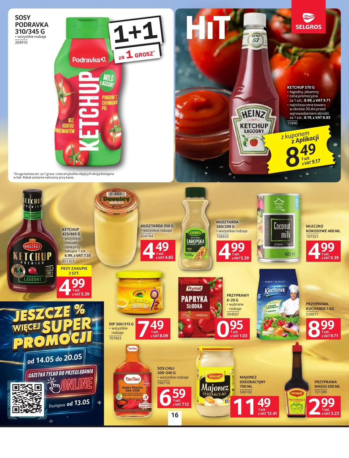 gazetka promocyjna SELGROS Oferta Spożywcza - Strona 16