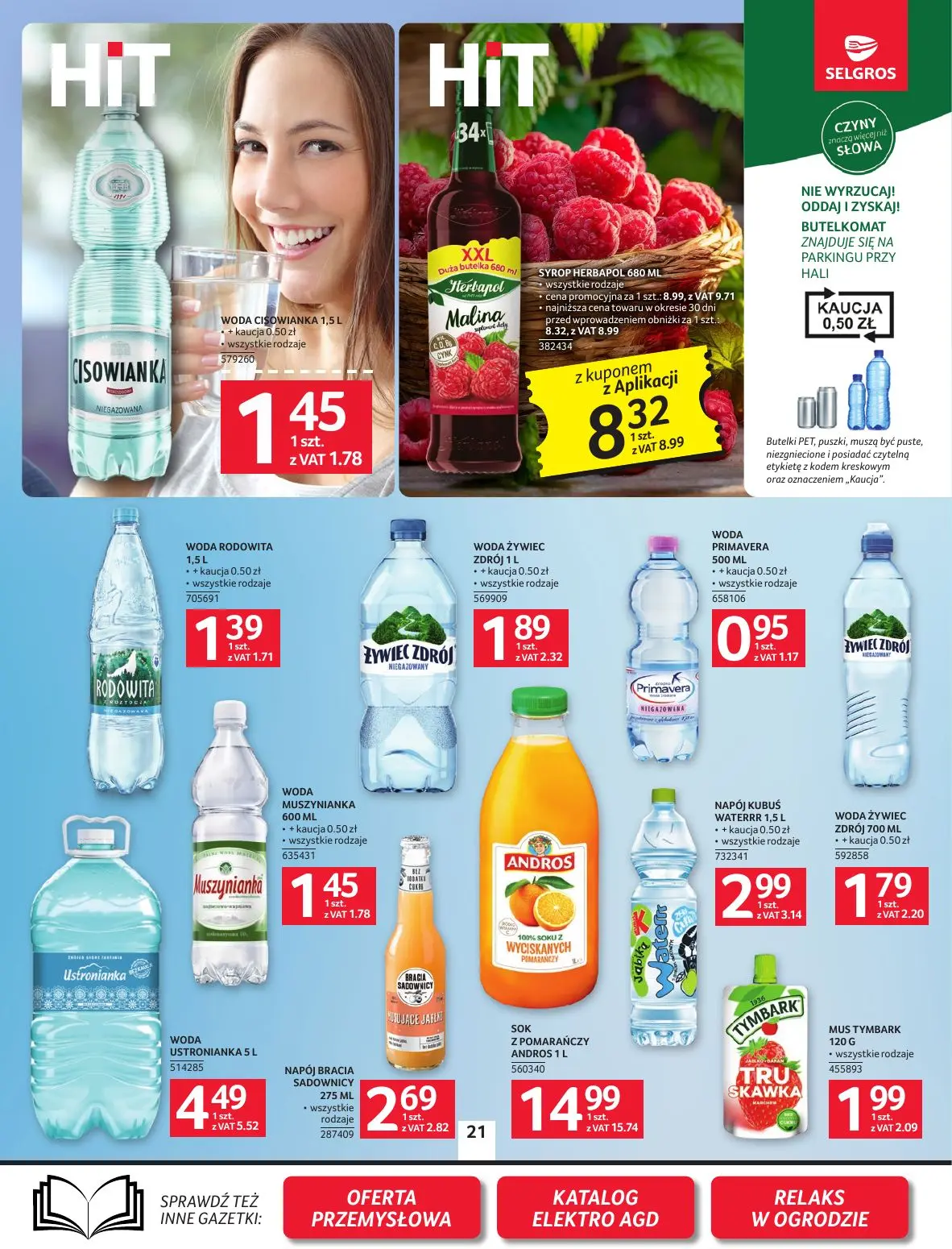 gazetka promocyjna SELGROS Oferta Spożywcza - Strona 21