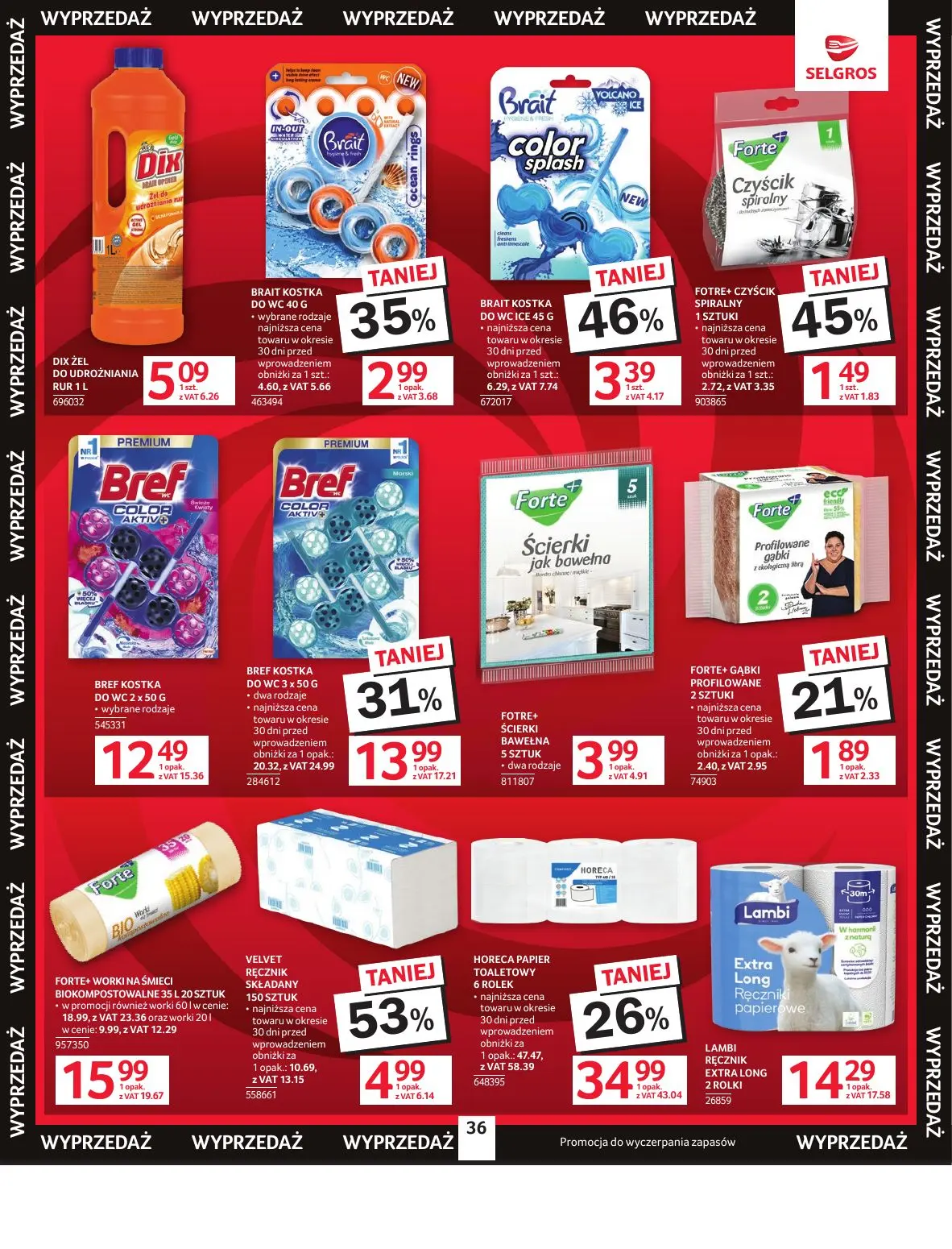 gazetka promocyjna SELGROS Oferta Spożywcza - Strona 33