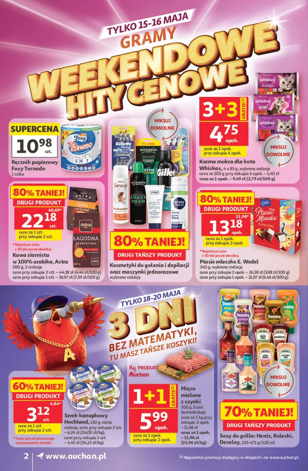gazetka promocyjna Auchan Supermarket Urodzinowe Hity Cenowe - Strona 2