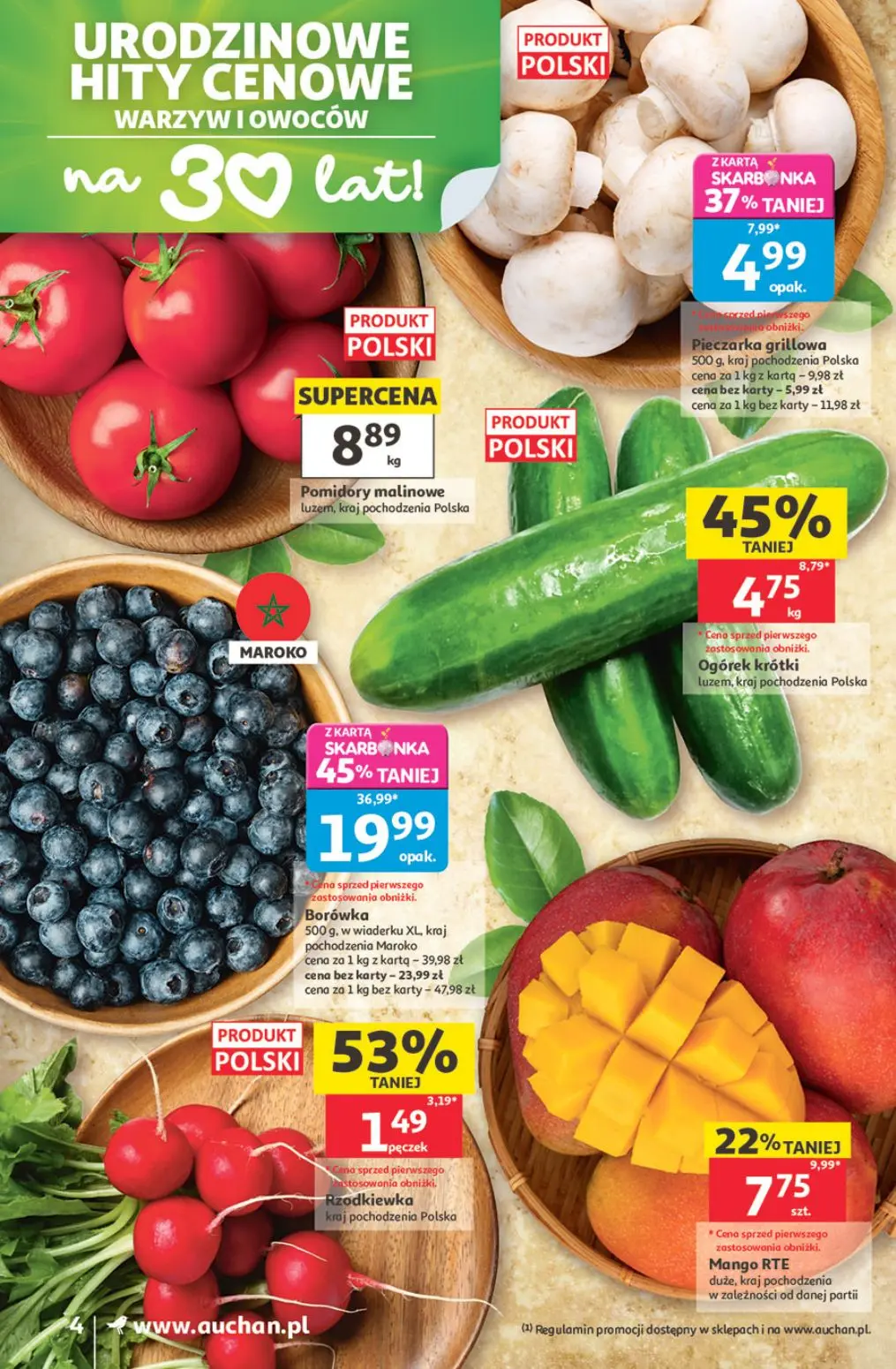 gazetka promocyjna Auchan Supermarket Urodzinowe Hity Cenowe - Strona 4