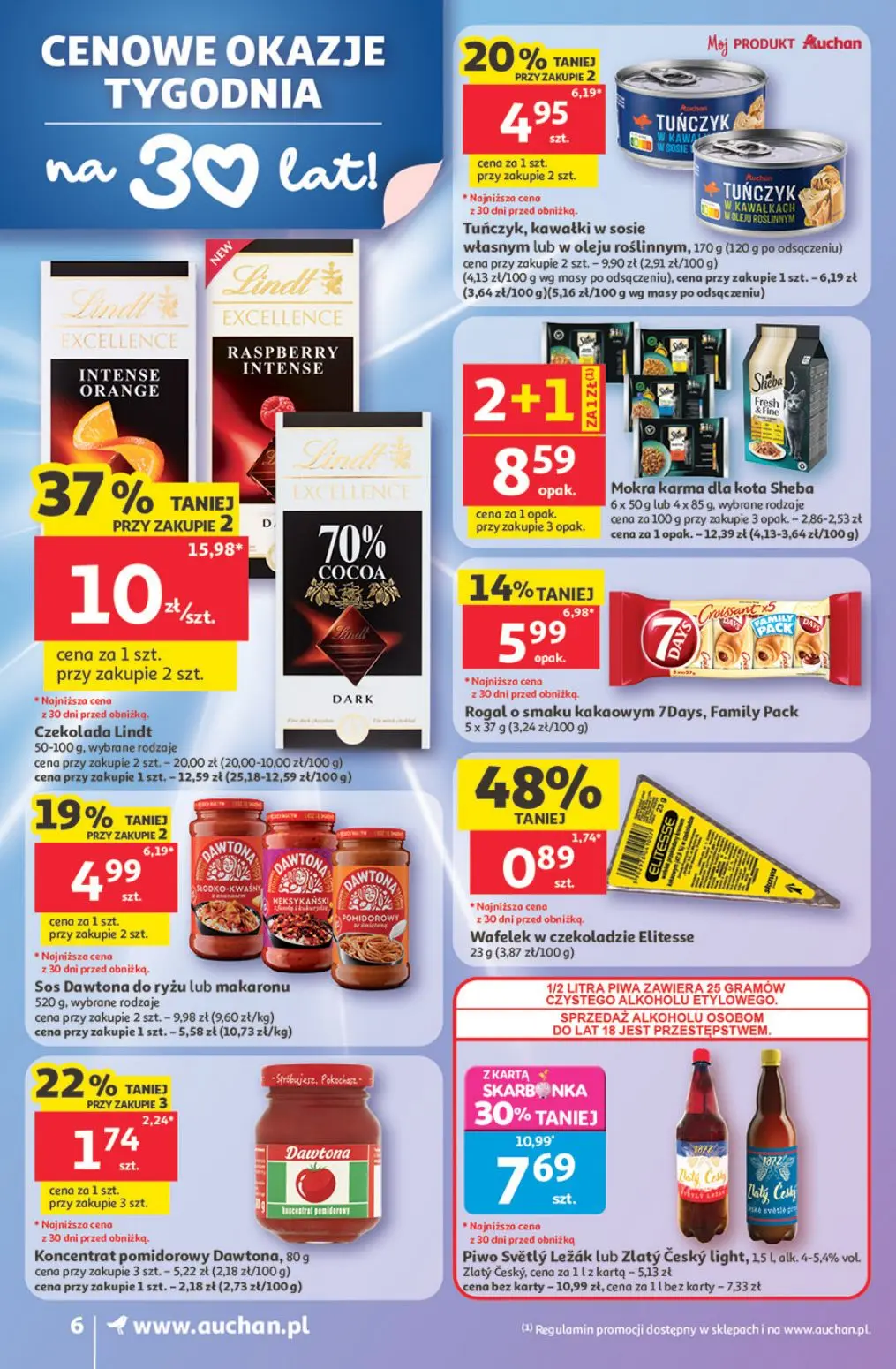gazetka promocyjna Auchan Supermarket Urodzinowe Hity Cenowe - Strona 6