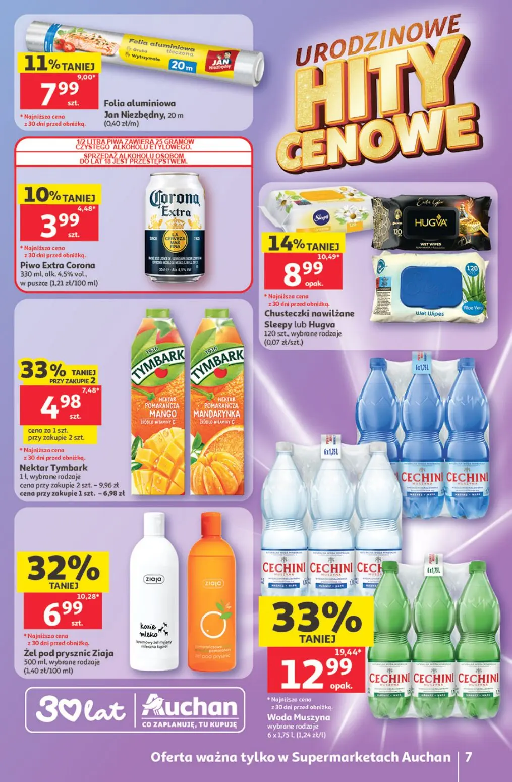 gazetka promocyjna Auchan Supermarket Urodzinowe Hity Cenowe - Strona 7