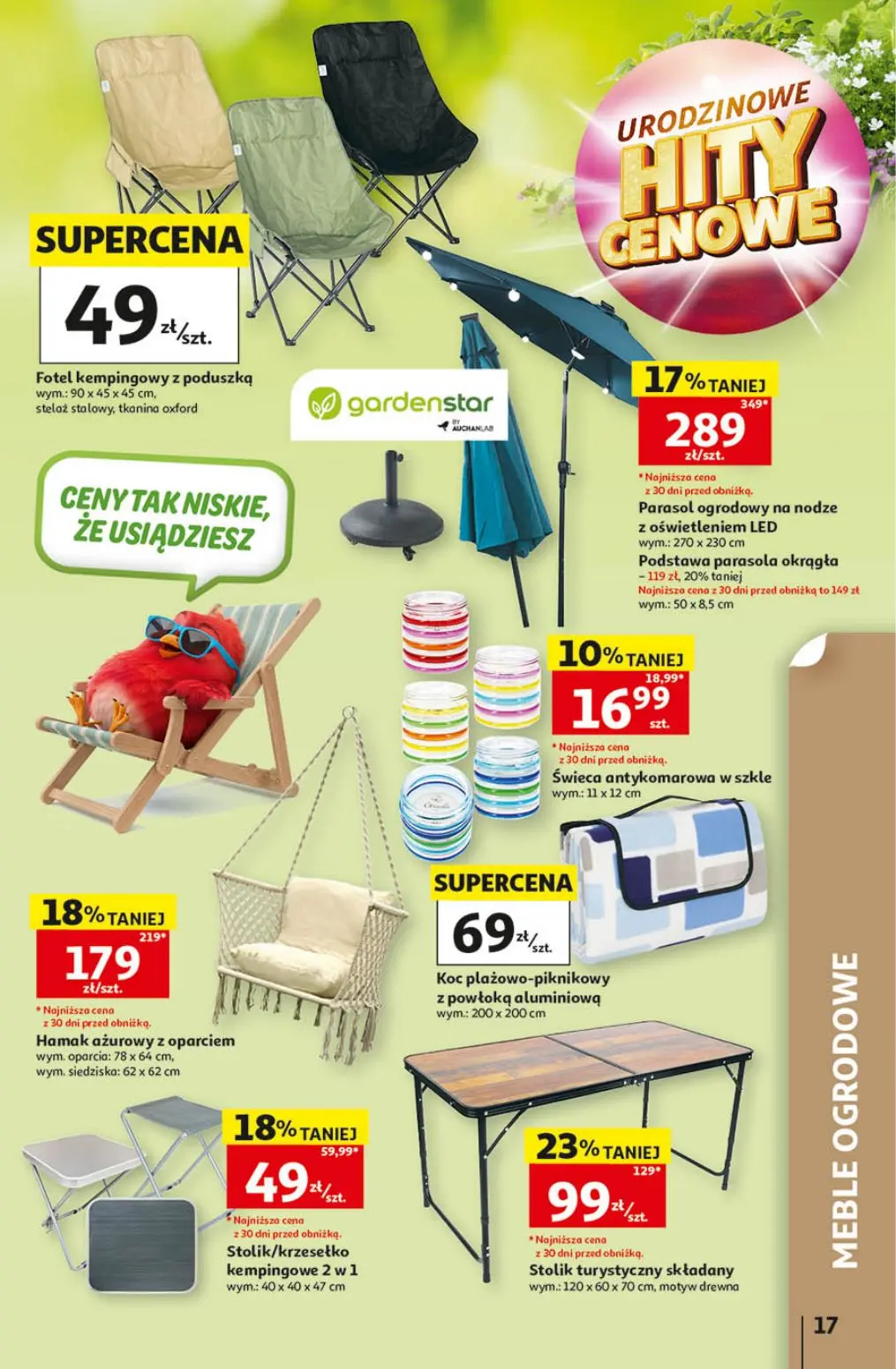 gazetka promocyjna Auchan Urodzinowe Hity Cenowe - Strona 17