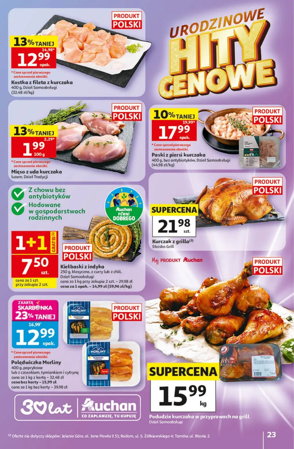 gazetka promocyjna Auchan Urodzinowe Hity Cenowe - Strona 23