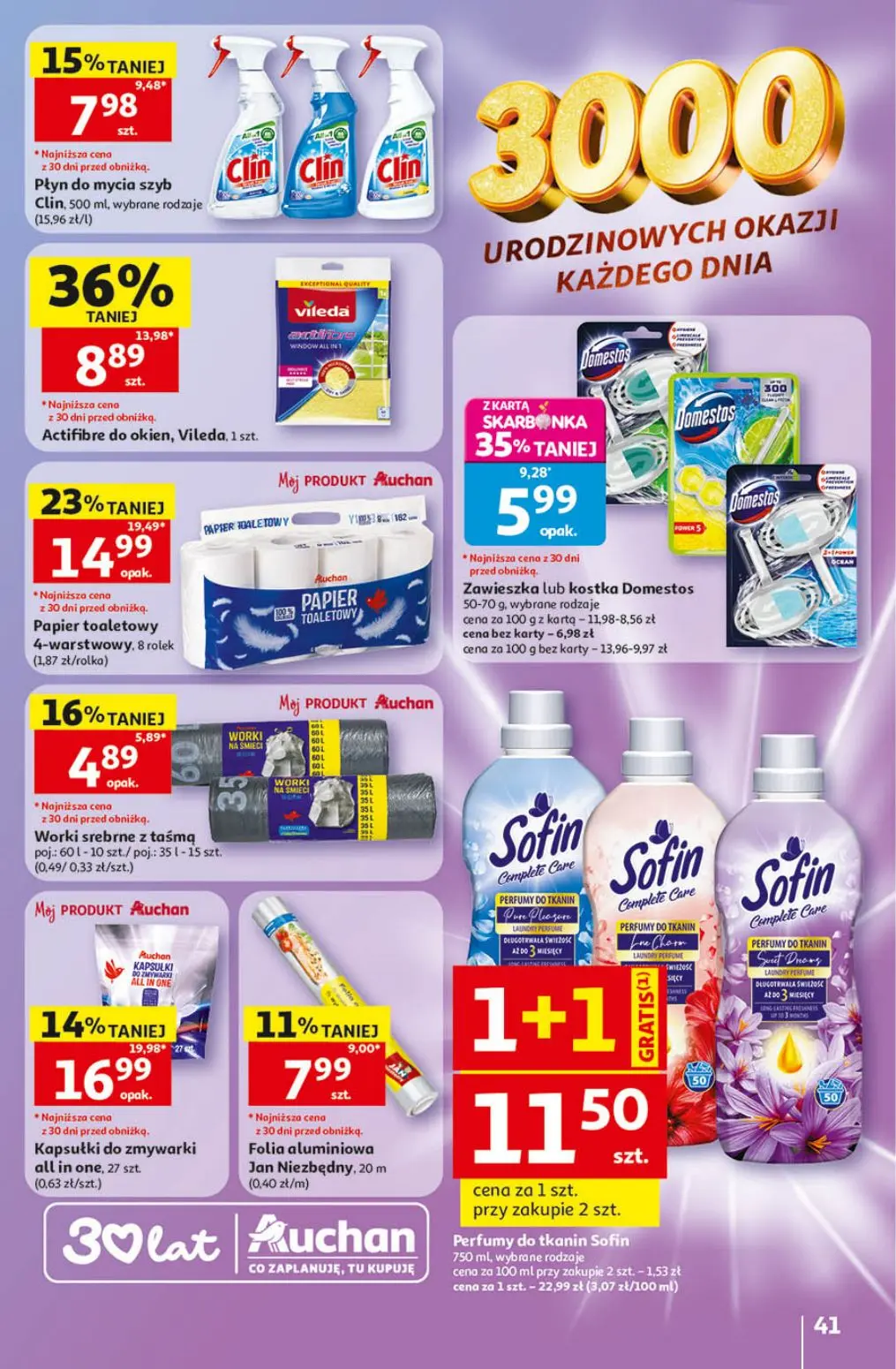 gazetka promocyjna Auchan Urodzinowe Hity Cenowe - Strona 41
