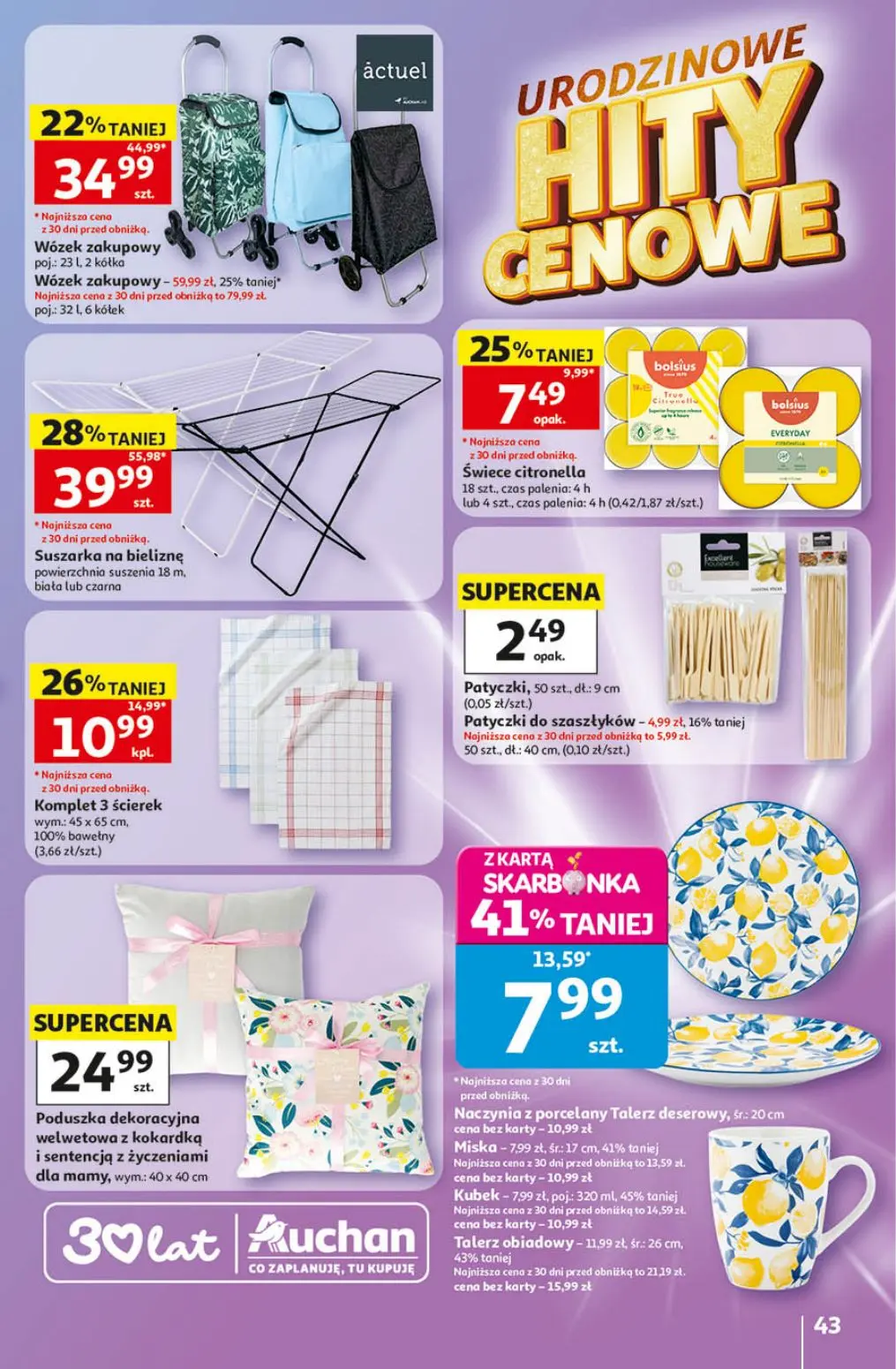 gazetka promocyjna Auchan Urodzinowe Hity Cenowe - Strona 43
