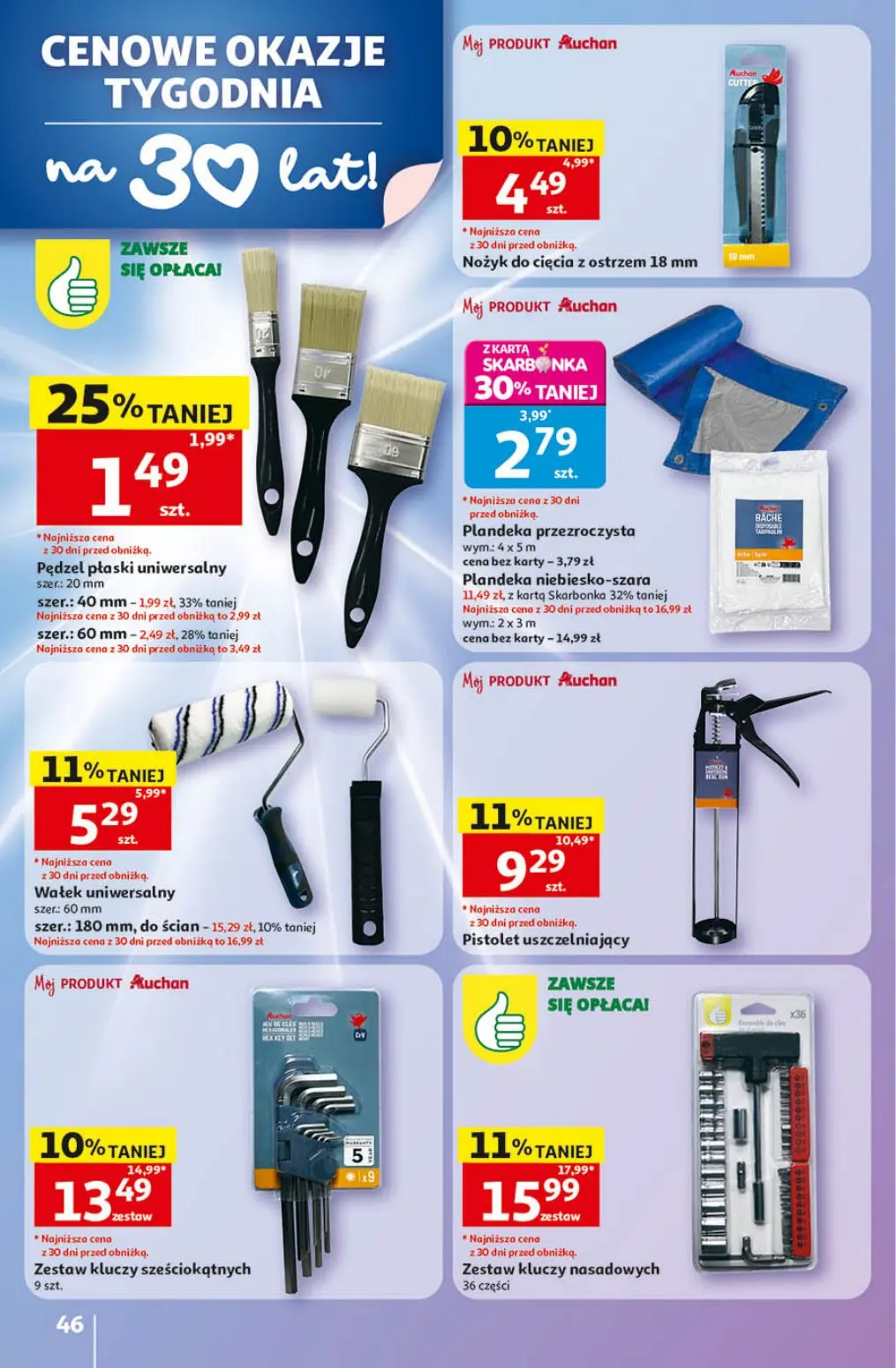 gazetka promocyjna Auchan Urodzinowe Hity Cenowe - Strona 46