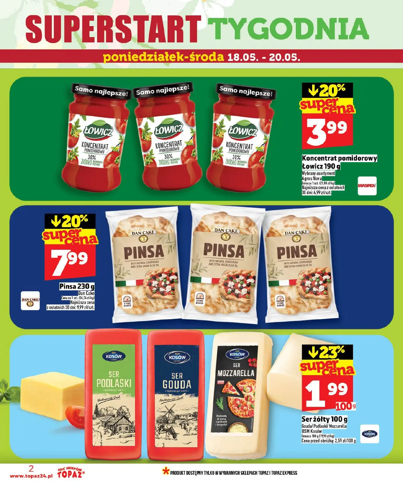 gazetka promocyjna Topaz Warszawa - Strona 2