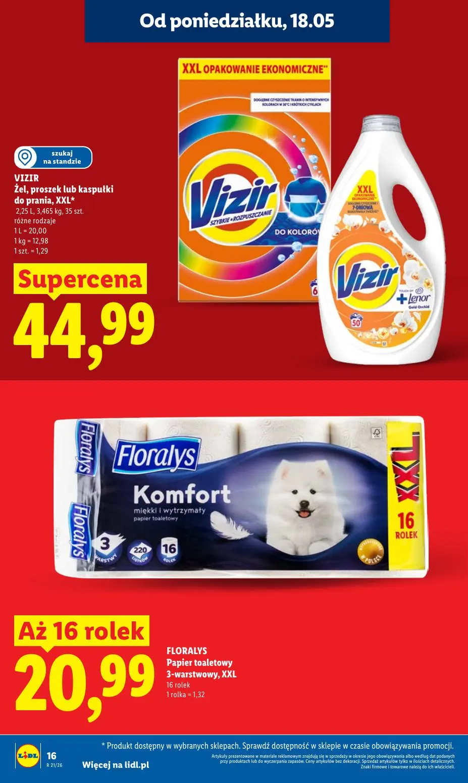 gazetka promocyjna LIDL Od poniedziałku - Strona 16