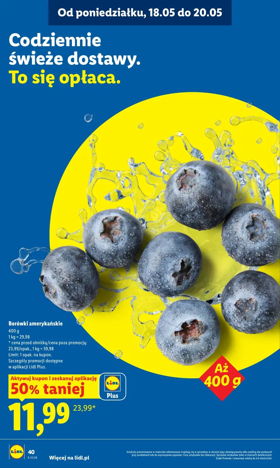 gazetka promocyjna LIDL Od poniedziałku - Strona 40