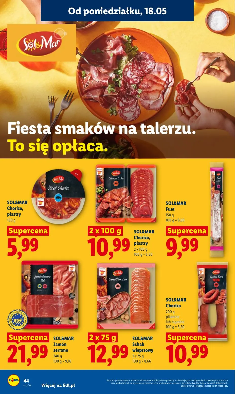 gazetka promocyjna LIDL Od poniedziałku - Strona 44
