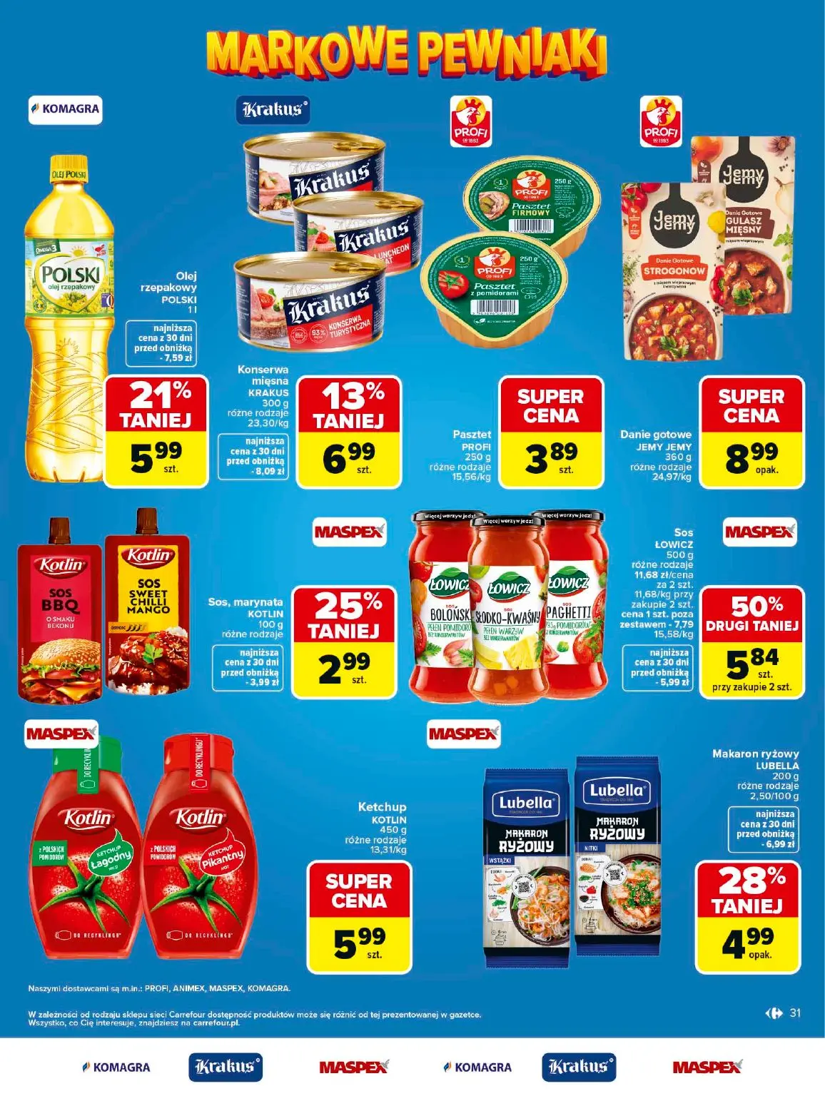 gazetka promocyjna Carrefour Ciechanów Armii Krajowej - Strona 31