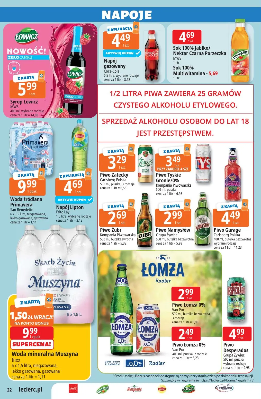 gazetka promocyjna E.Leclerc Czas na relaks - Strona 22