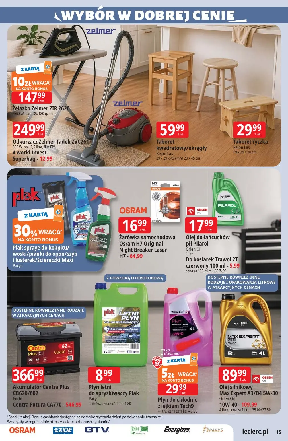 gazetka promocyjna E.Leclerc Czas na relaks - oferta rozszerzona - Strona 15
