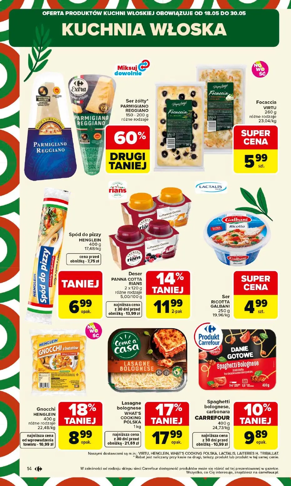 gazetka promocyjna Carrefour Market Kuchnia Włoska - Strona 16
