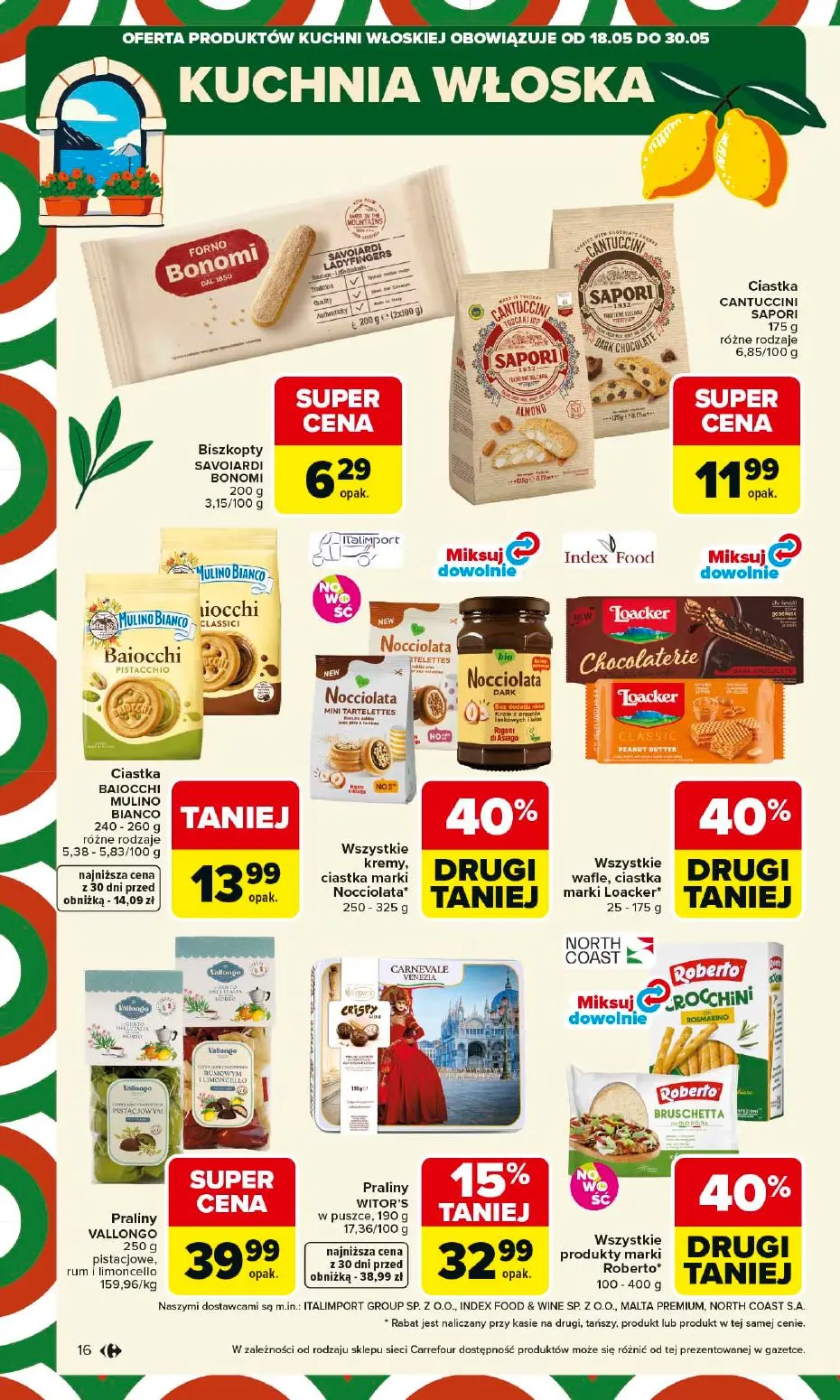 gazetka promocyjna Carrefour Od poniedziałku, Smaki świata - Strona 18