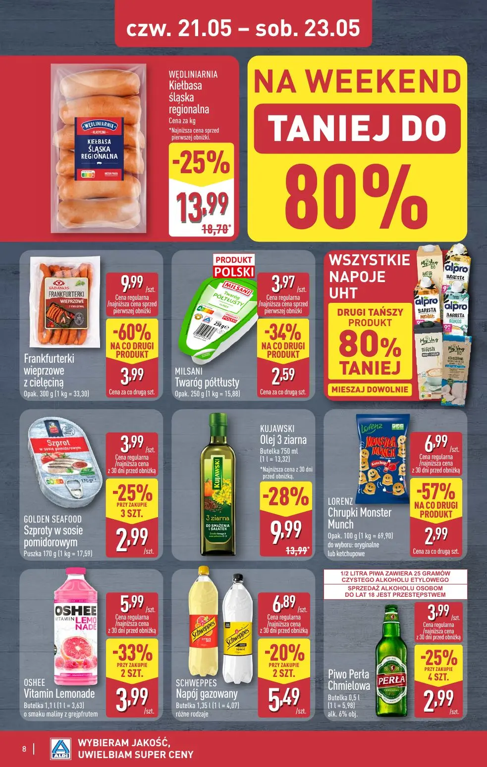 gazetka promocyjna ALDI Tani Weekend - Strona 8