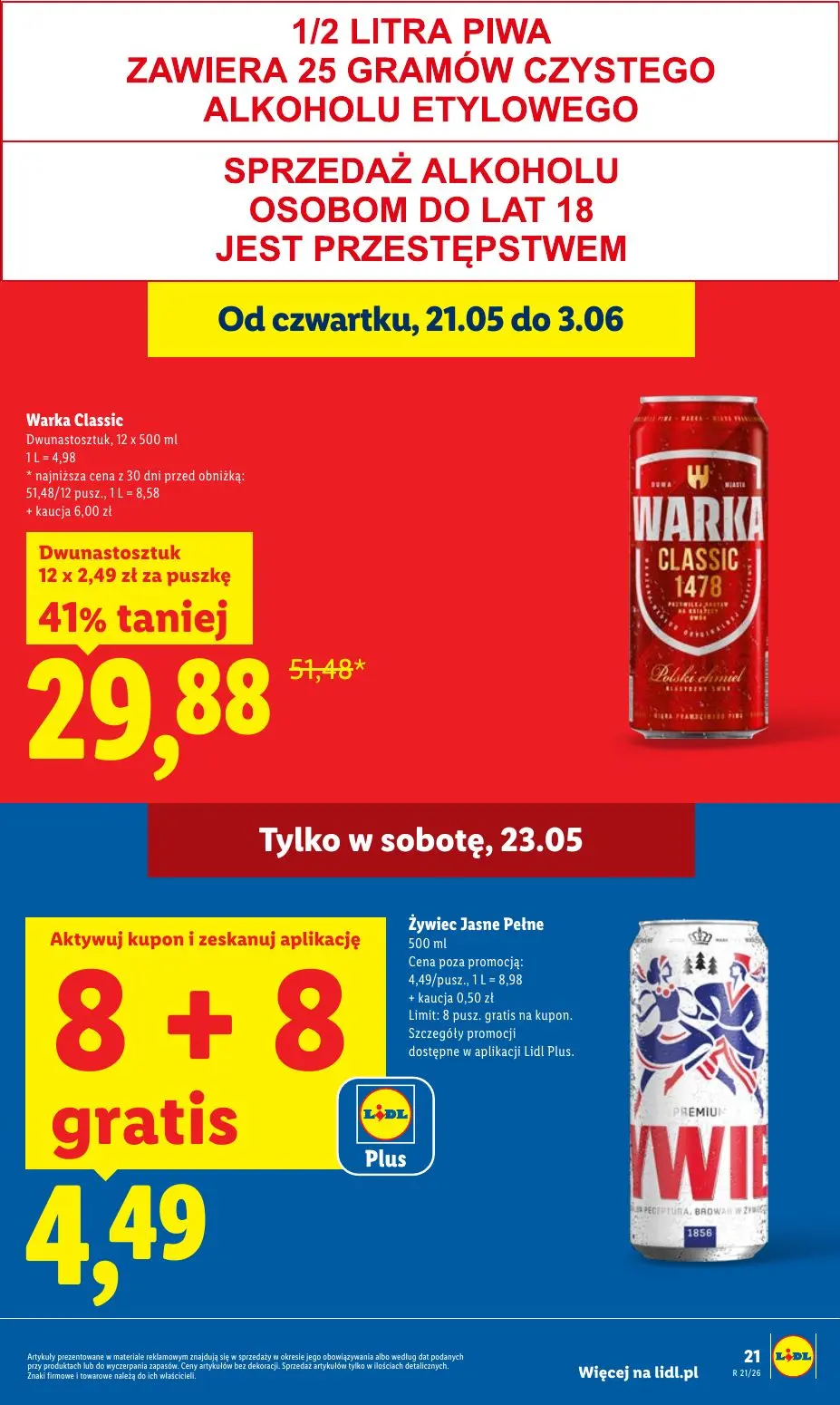 gazetka promocyjna LIDL Od czwartku - Strona 21