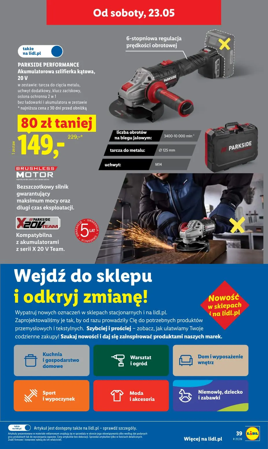 gazetka promocyjna LIDL Od czwartku - Strona 39