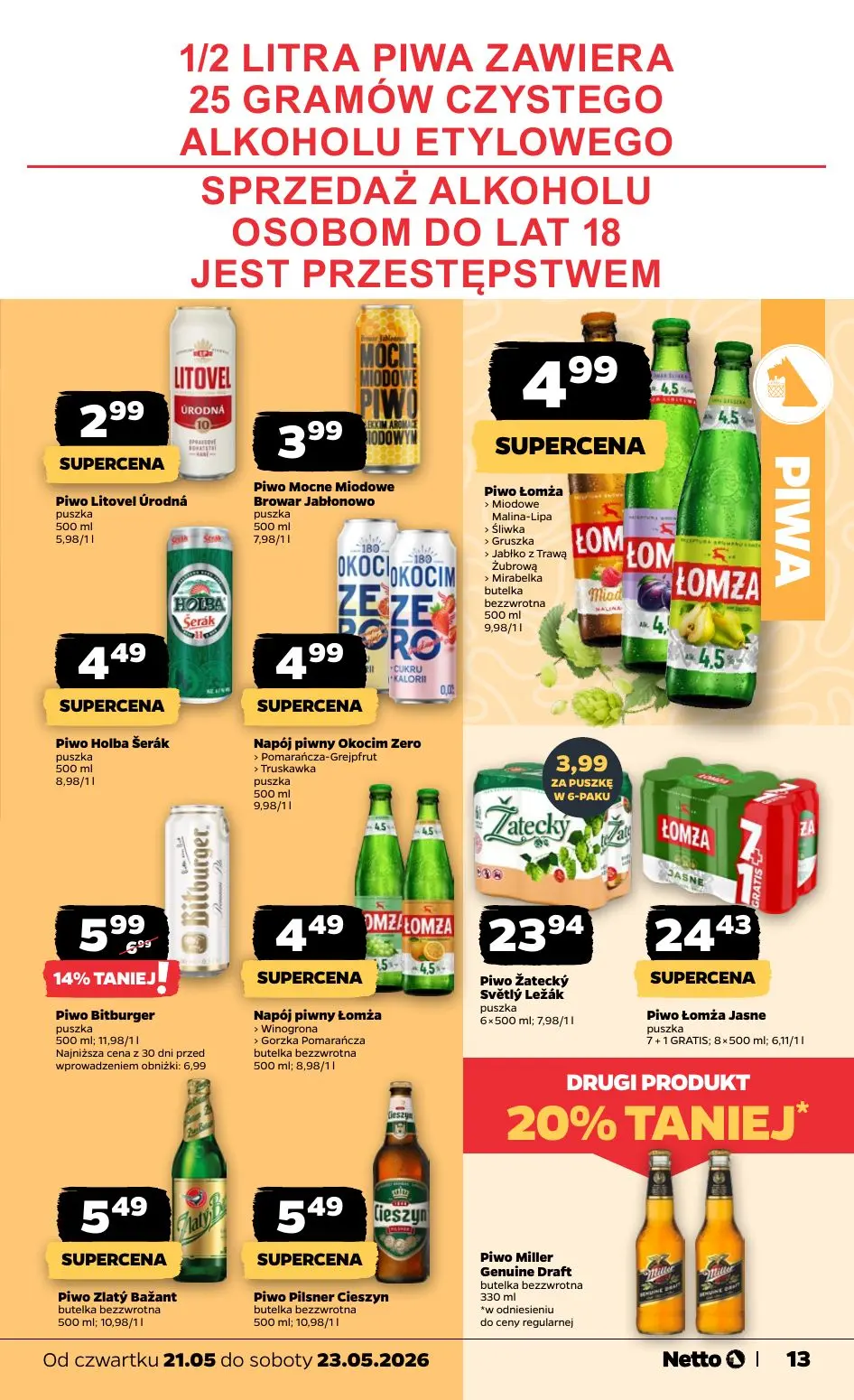 gazetka promocyjna NETTO Gazetka spożywcza - Strona 13